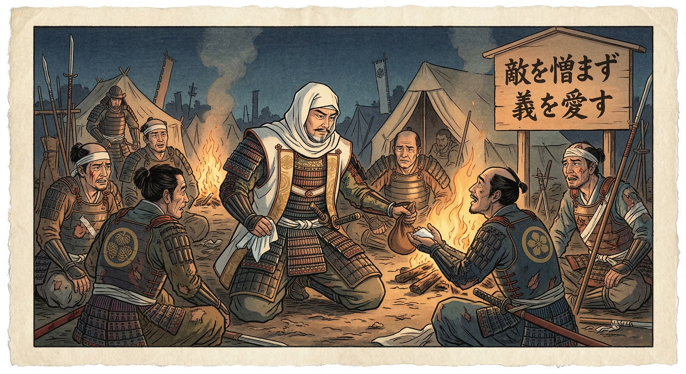 上杉謙信が武田信玄に塩を送った美談の史実性を検証。義、経済合理性、現実的政策の多角的な視点から、その真実と物語の変遷を深く考察する。