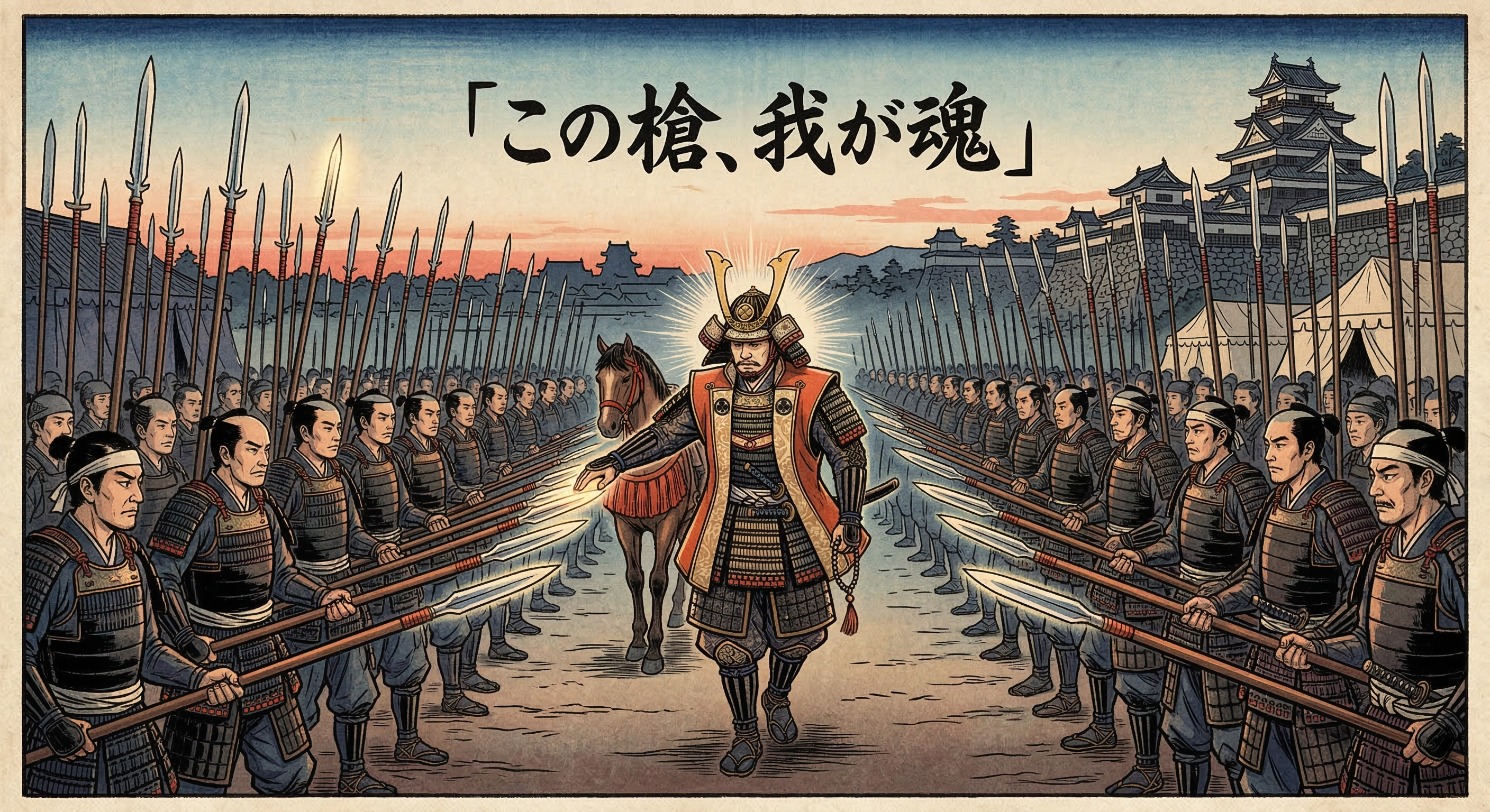 上杉謙信の「槍先撫で祈祷」は創作だが、毘沙門天信仰と武具への精神性が彼の強さの源泉。出陣儀礼は兵士を神の軍隊に変え、士気を高める戦略的統率術だった。