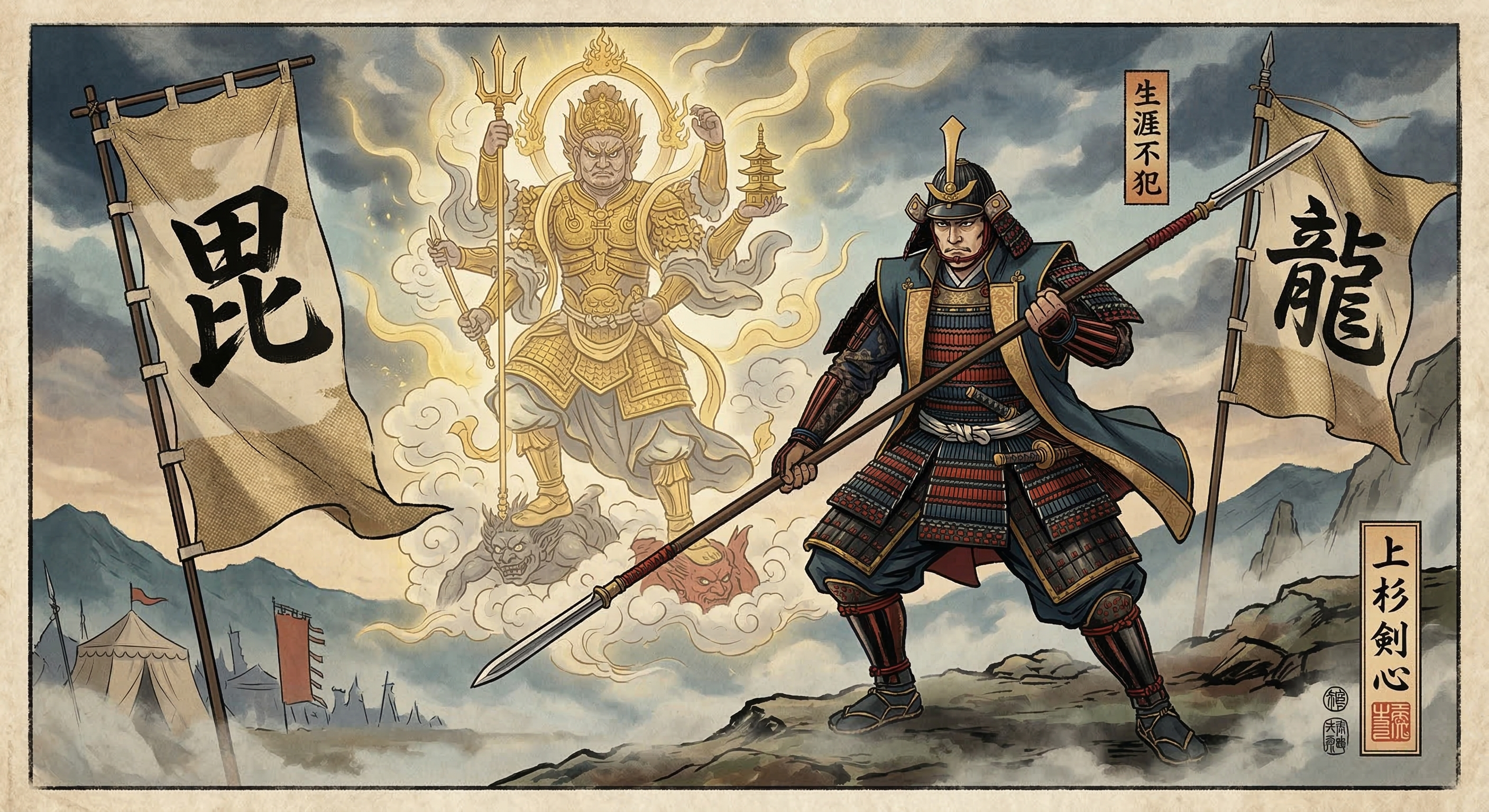 上杉謙信～生涯妻娶らず毘沙門天の化身～