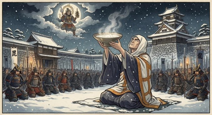 上杉謙信　～酒を「神の血」と称し、無駄にせぬ信仰～
