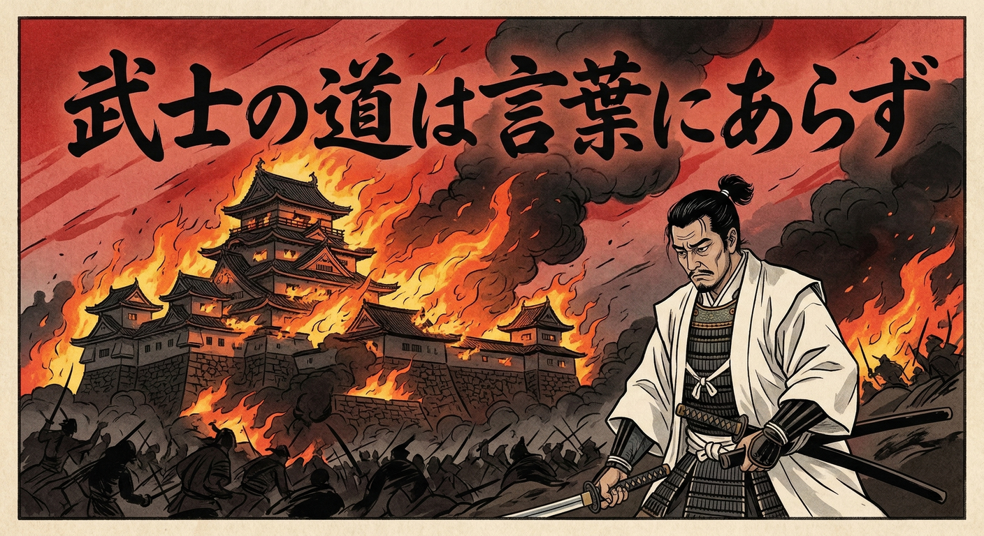 天正19年、九戸政実は豊臣軍の謀略で降伏。約束は反故にされ処刑。最期の「武士の道は言葉にあらず」は、天下統一の犠牲となった悲劇を物語る。