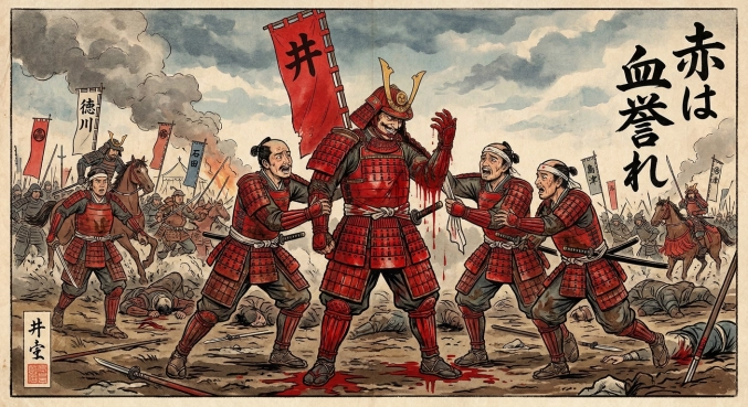 井伊直政　～傷負うも「赤は血の誉れ」と勇示す～
