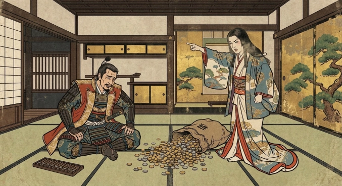 前田利家　～妻まつ、鎧を着て陣を励ます～
