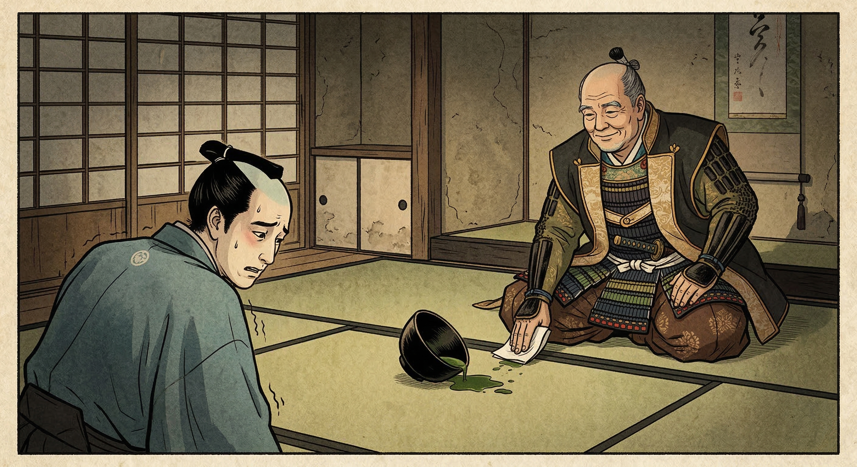 前田利家～茶席で客の失態を笑わず庇う雅量～