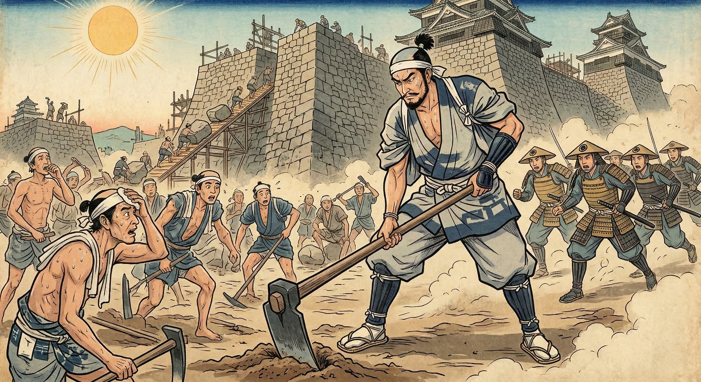 加藤清正～城普請で鍬取り「民の汗を知れ」～