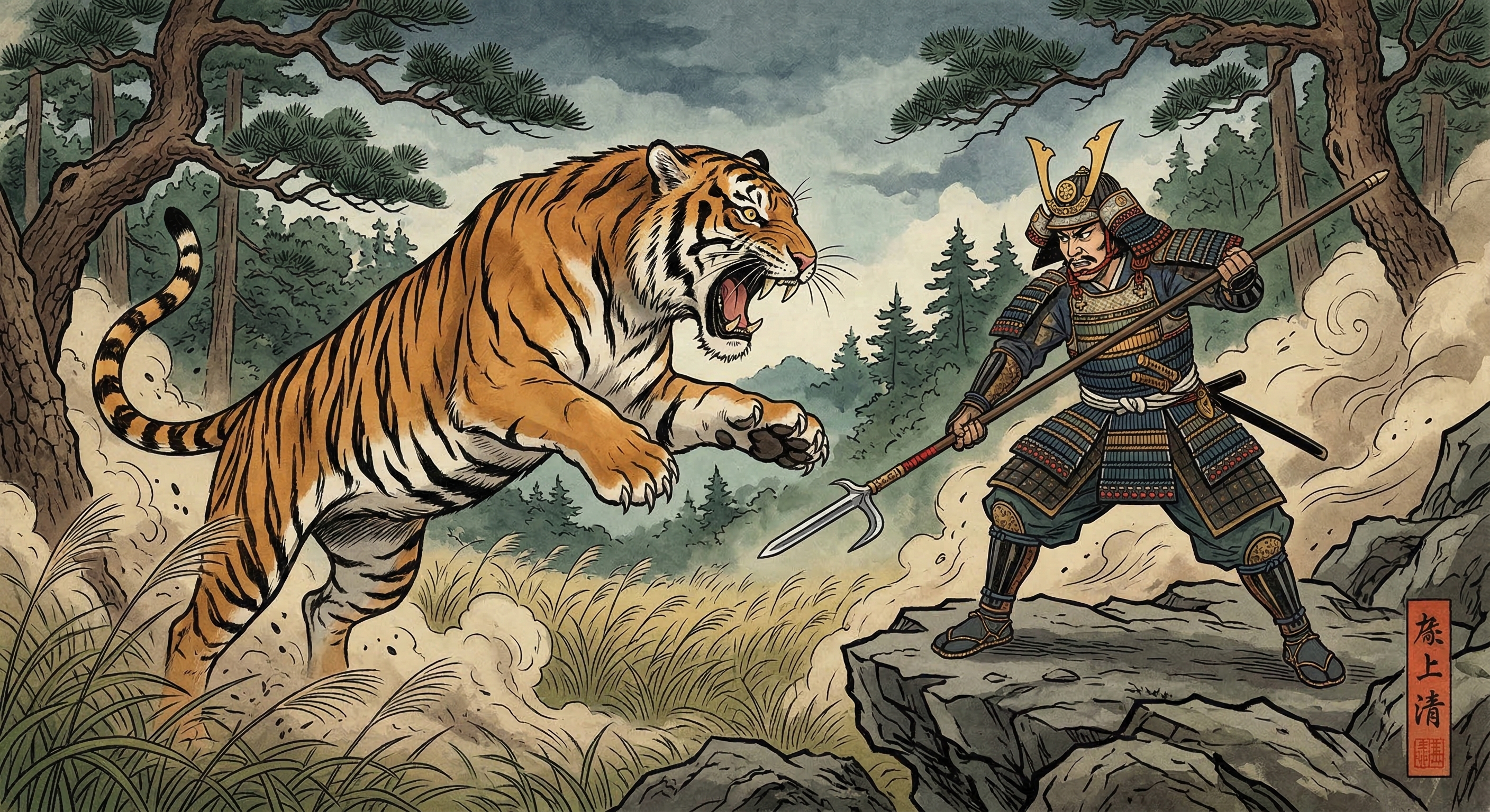 加藤清正～朝鮮で虎を槍で仕留める豪勇～