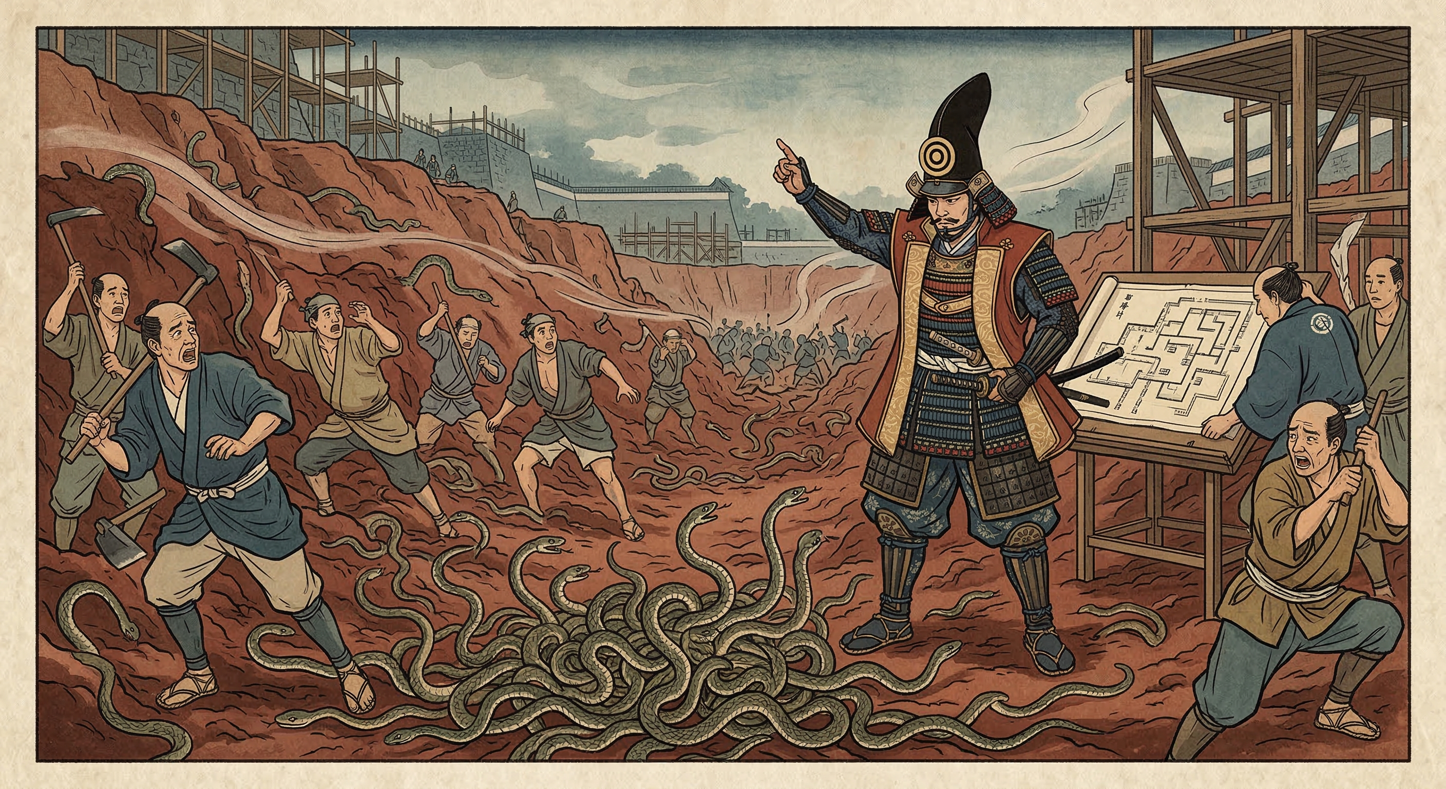 加藤清正～蛇の住む地を避け基礎を変える～