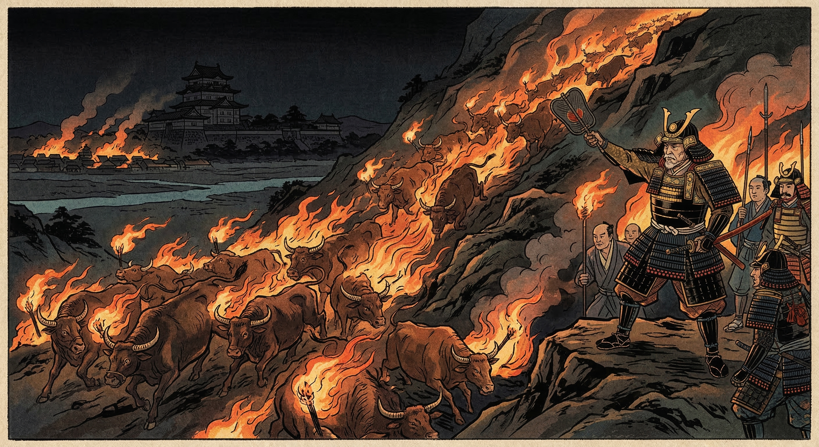 北条早雲～伊豆討入りで火牛の計使う～