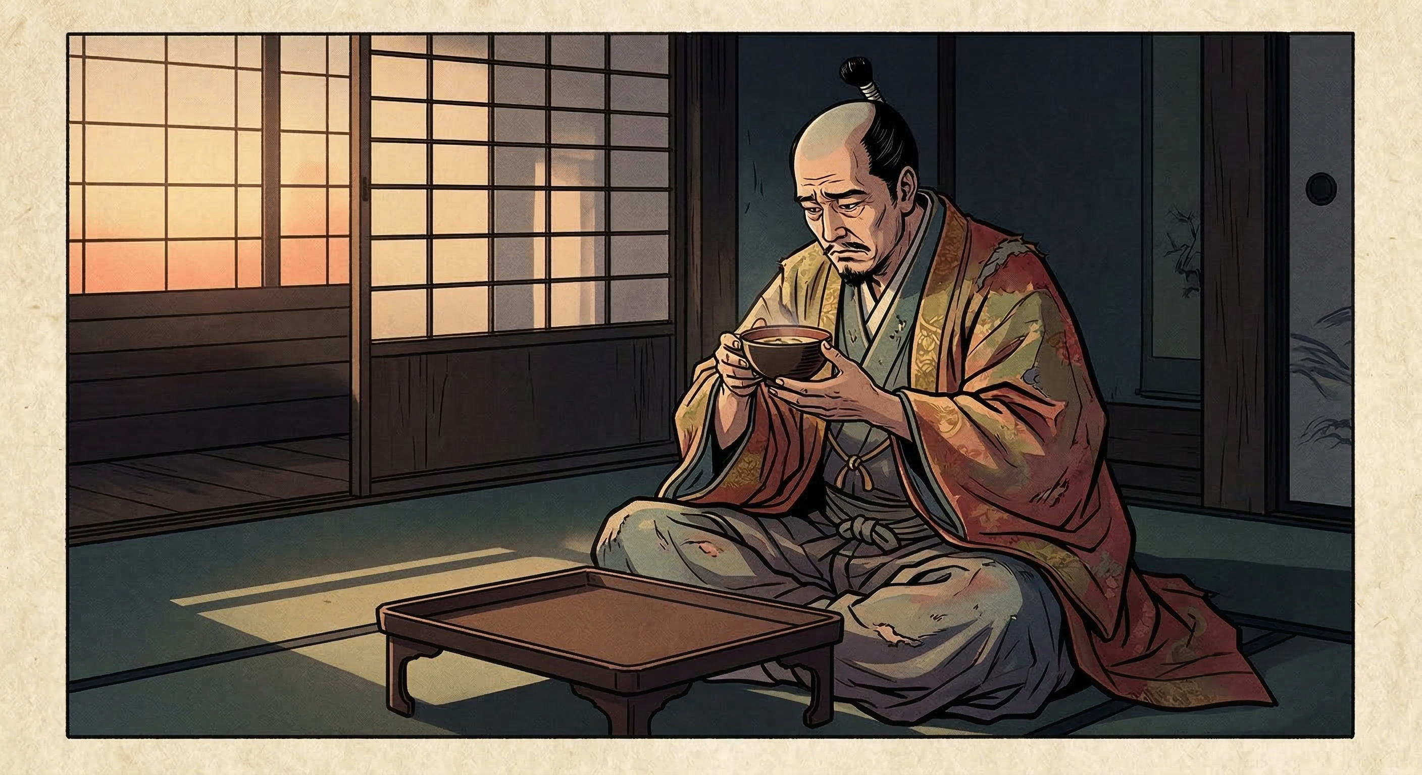 北条氏政の「終わりの味」逸話は史実ではないが、「汁かけ飯」伝説から派生。氏政の最期を史料に基づき再構築し、辞世の句から彼の真の人物像を探る。