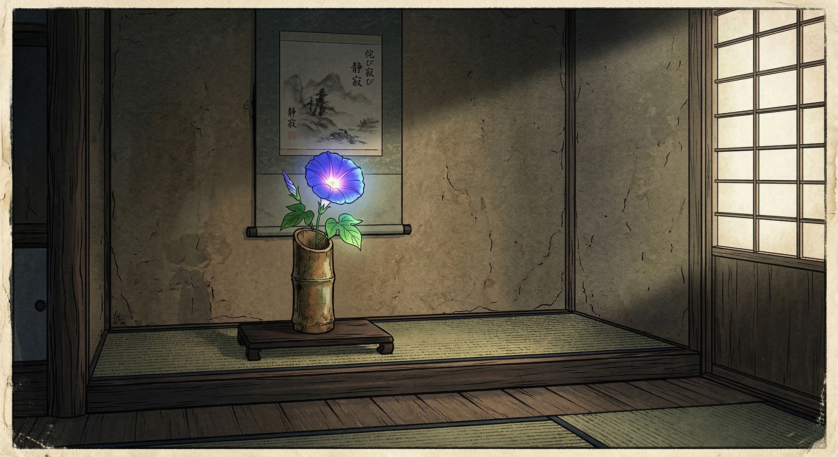 千利休の「花は野にあるがごとく」美学譚を分析。利休七則と朝顔の茶会から、侘び茶の核心にある「引き算の美学」と、戦国時代における革新的な思想の真髄を解明する。