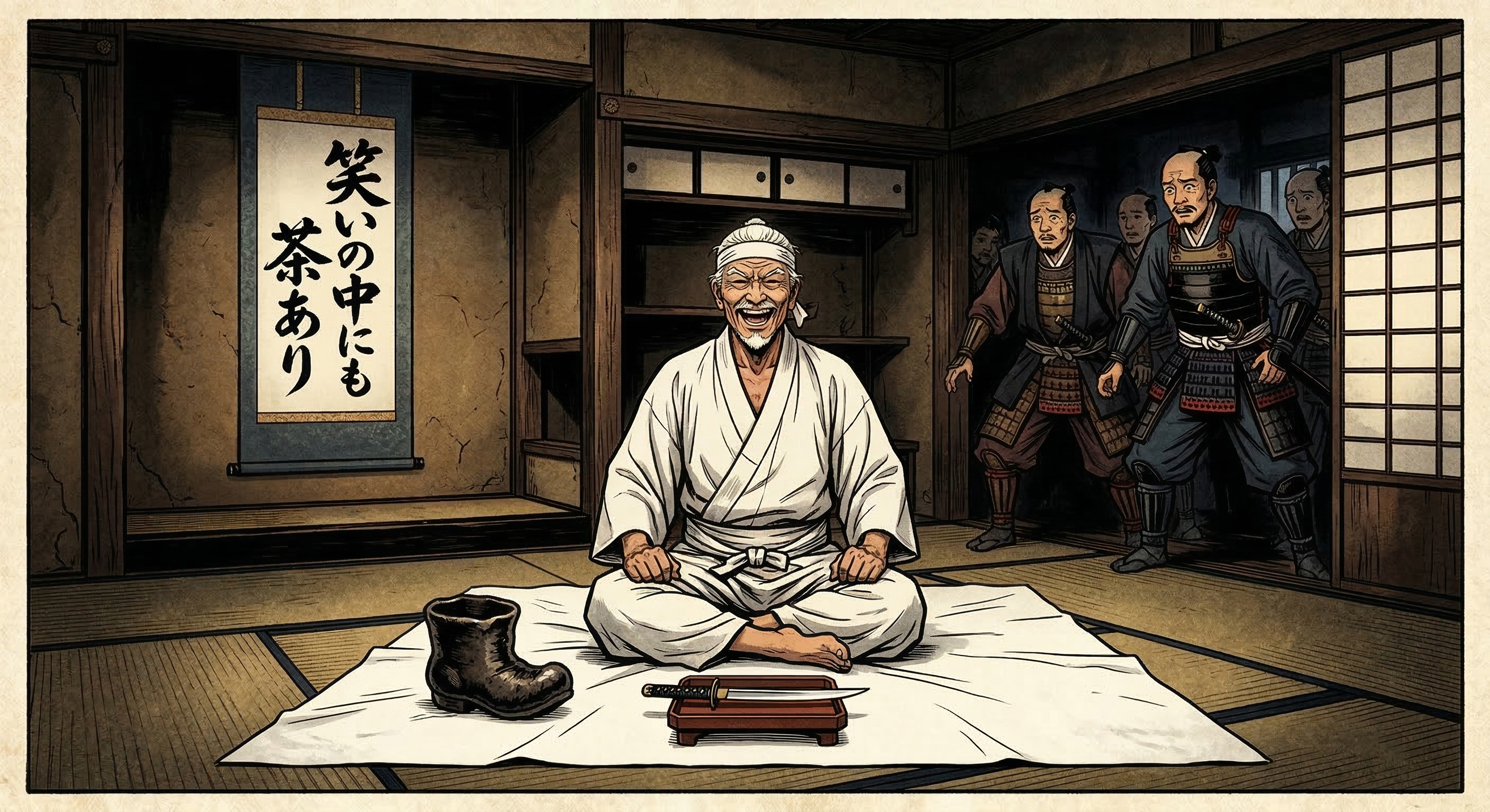 古田織部～切腹前「笑いの中にも茶あり」と残す～