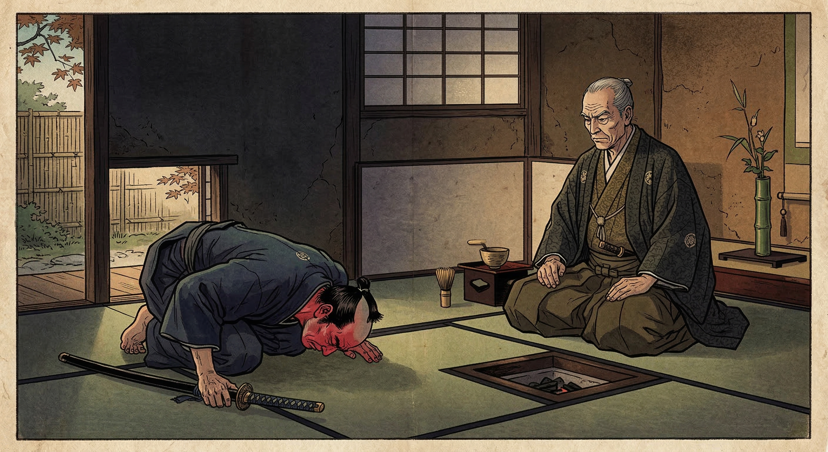 吉良義央（上野介）～茶会で刀礼欠く客を静かに退ける～