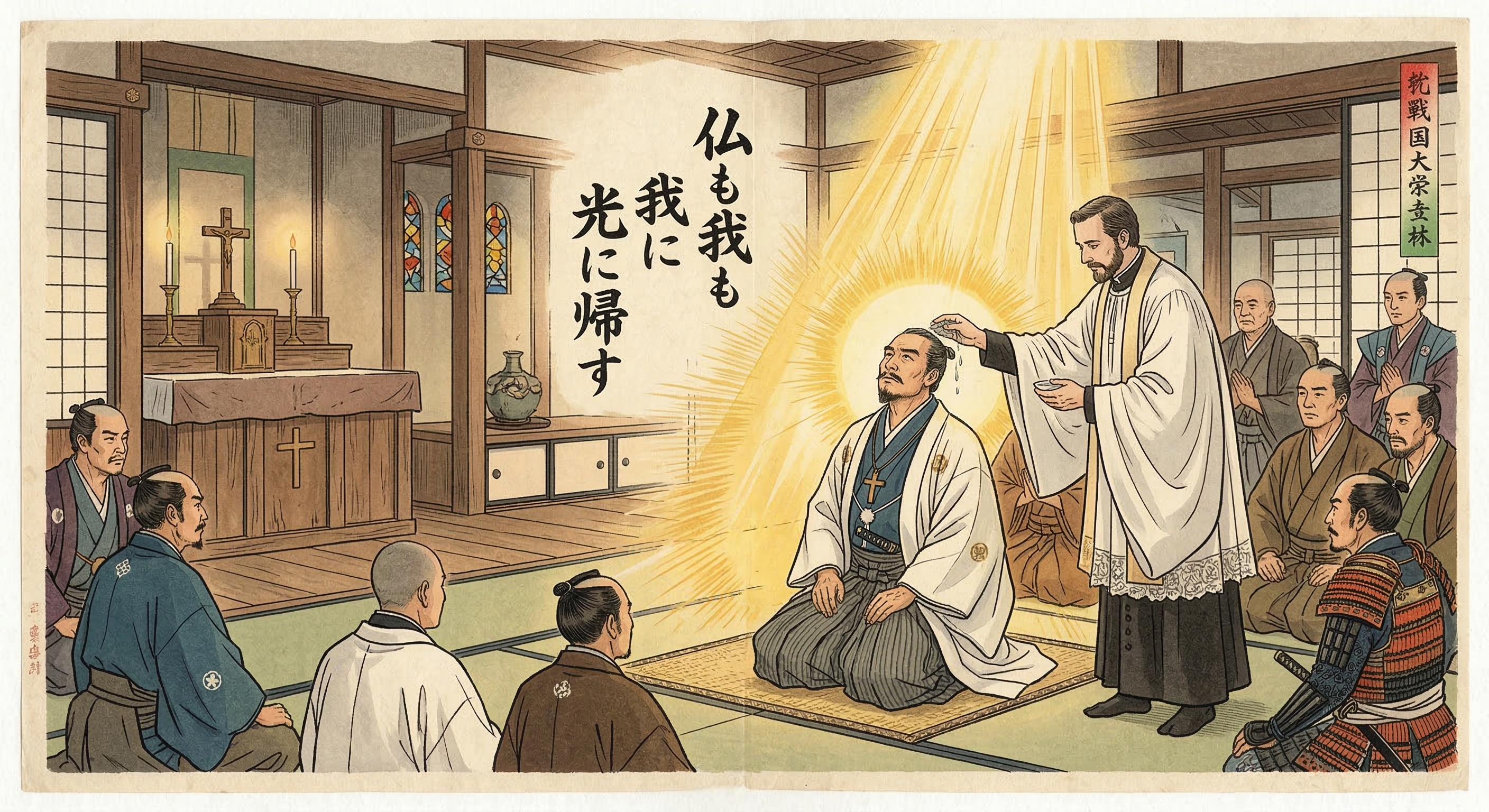 大友宗麟～洗礼受け「仏も我も光に帰す」と語る～