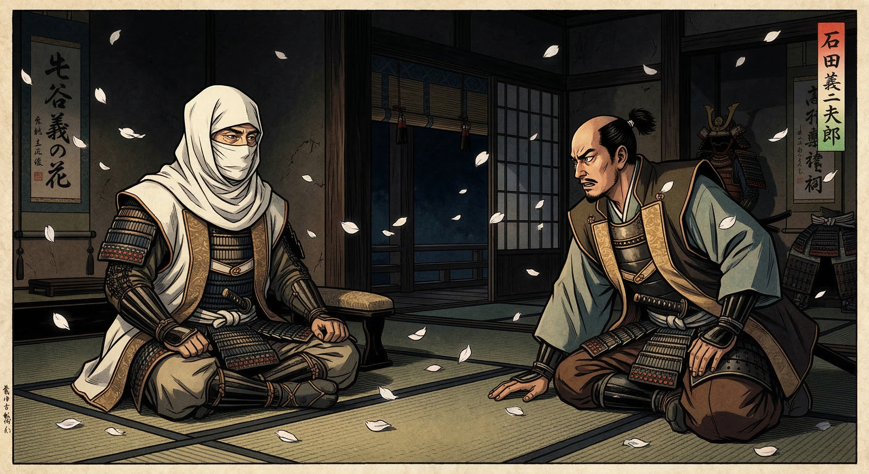 大谷吉継の「義の花、散らすな」という言葉は史実ではないが、石田三成との友情、豊臣家への忠義、そして敗北を覚悟で戦った彼の生き様を象徴する物語。