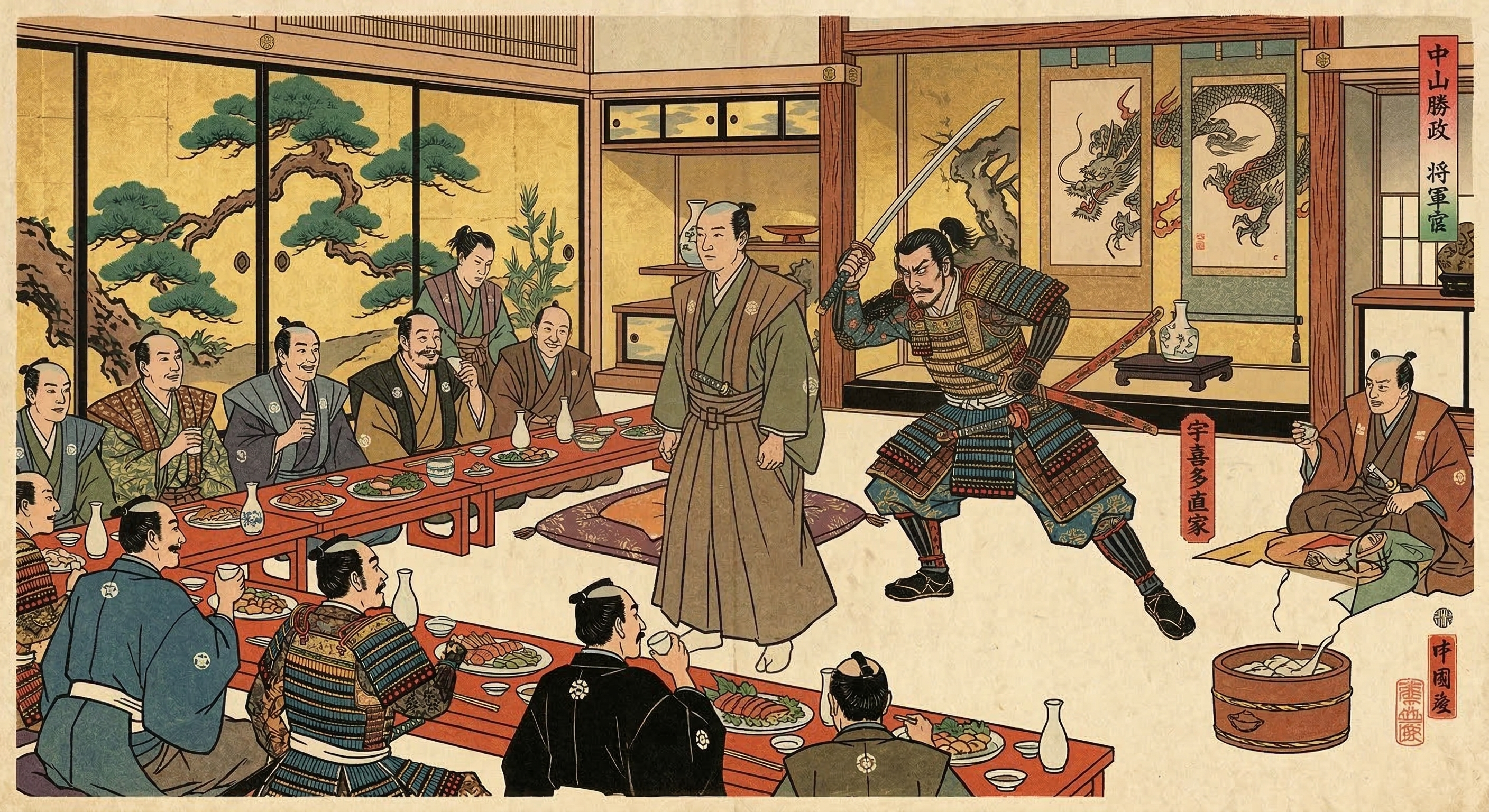 宇喜多直家～宴で毒を盛り敵を亡き者にした～