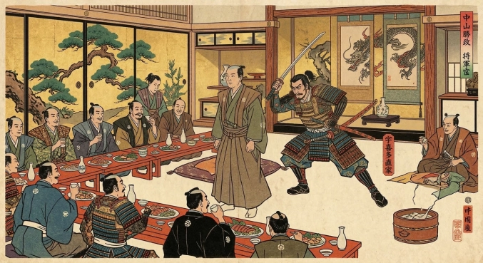 宇喜多直家　～宴で毒を盛り敵を亡き者にした～
