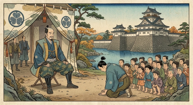 小早川隆景　～使者送り「退けば恩賞」と囁き開城～