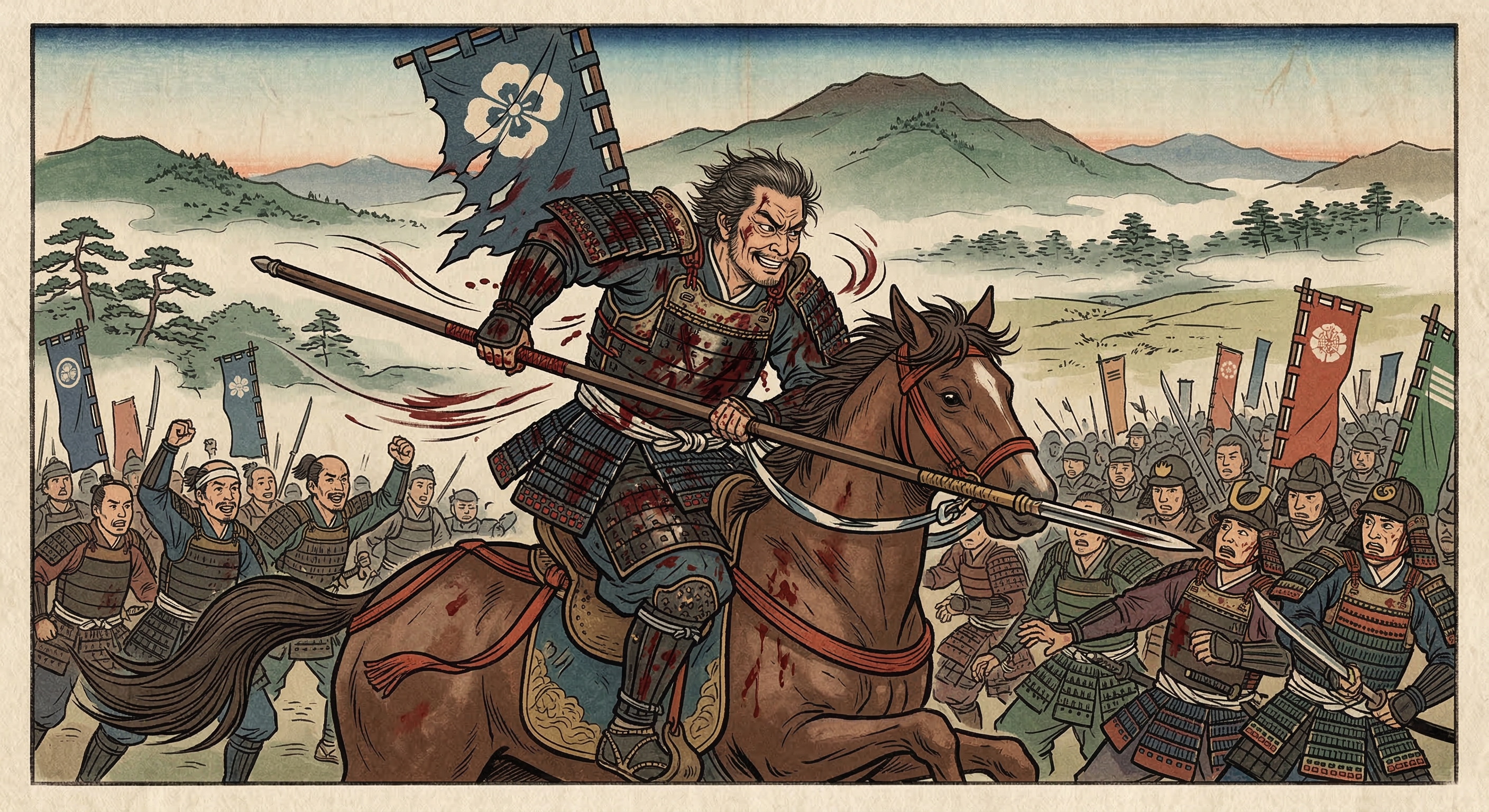 島左近の「死ぬ覚悟を笑って示せ」という勇死譚を、関ヶ原の戦いにおける行動から時系列で再構築。史実と物語の狭間にある英雄の最期を検証する。