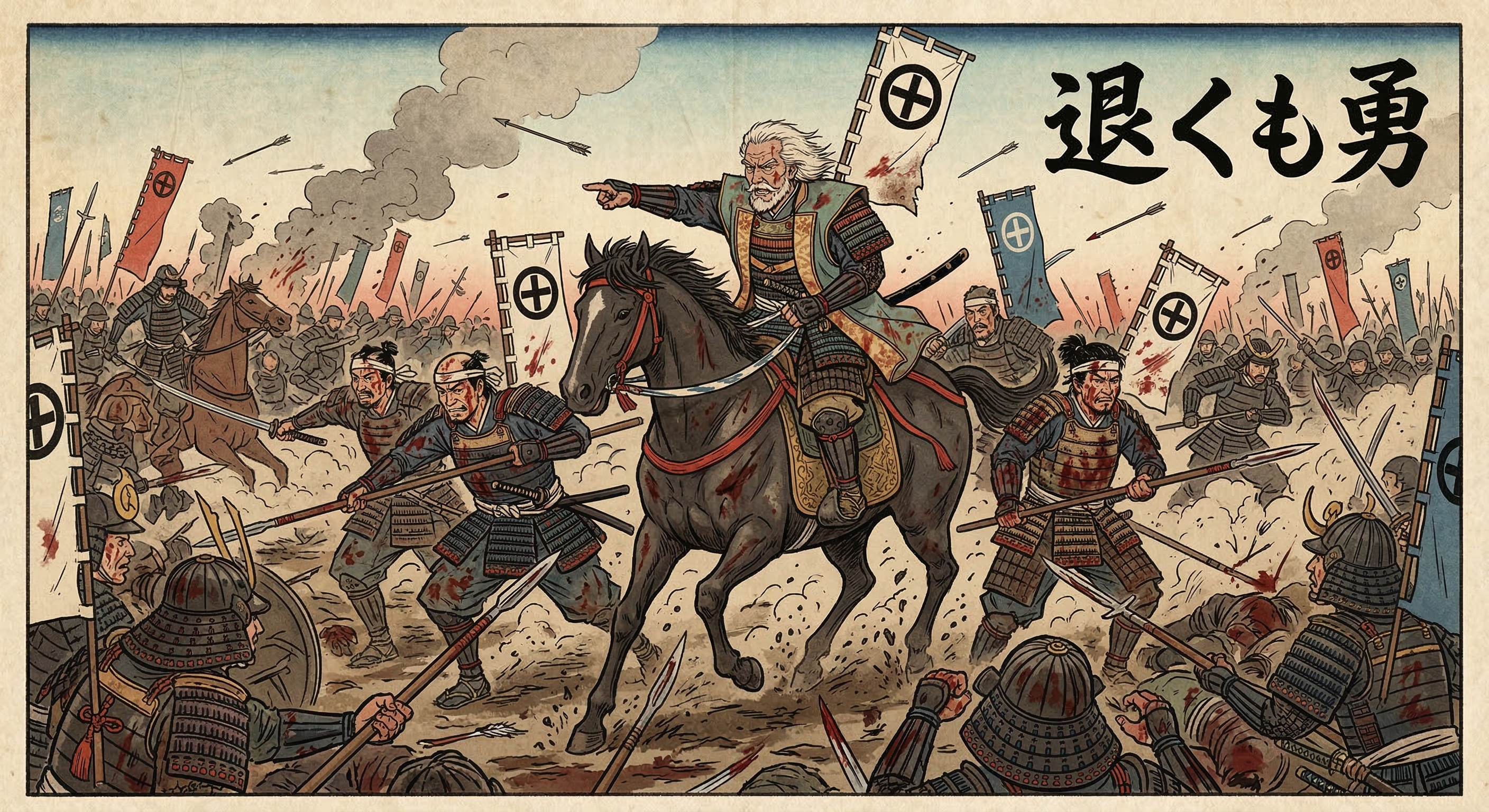 島津義弘～退却中、敵陣突破「退くも勇」と語る～