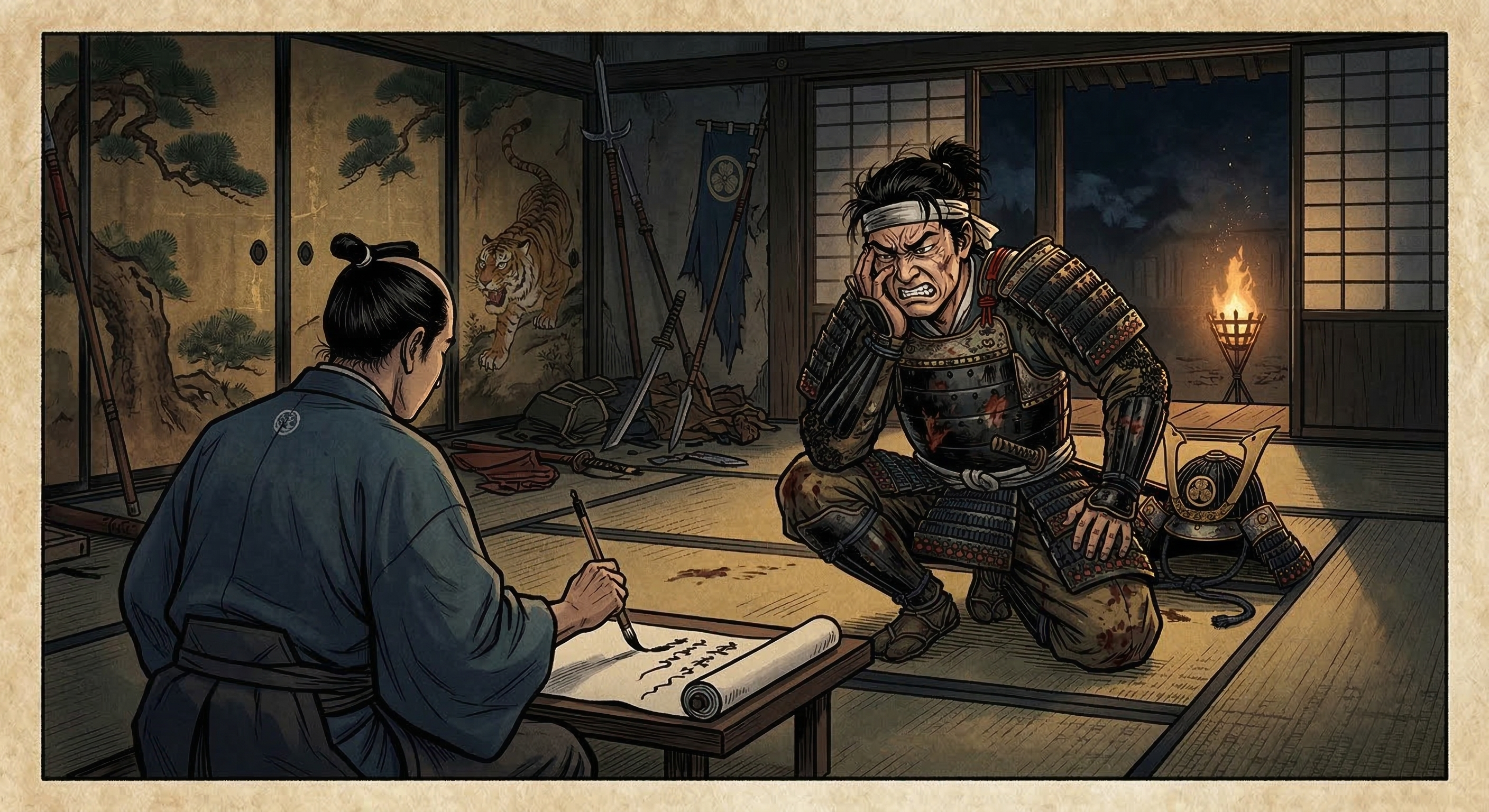 徳川家康～三方ヶ原敗戦後しかみ像で自戒～