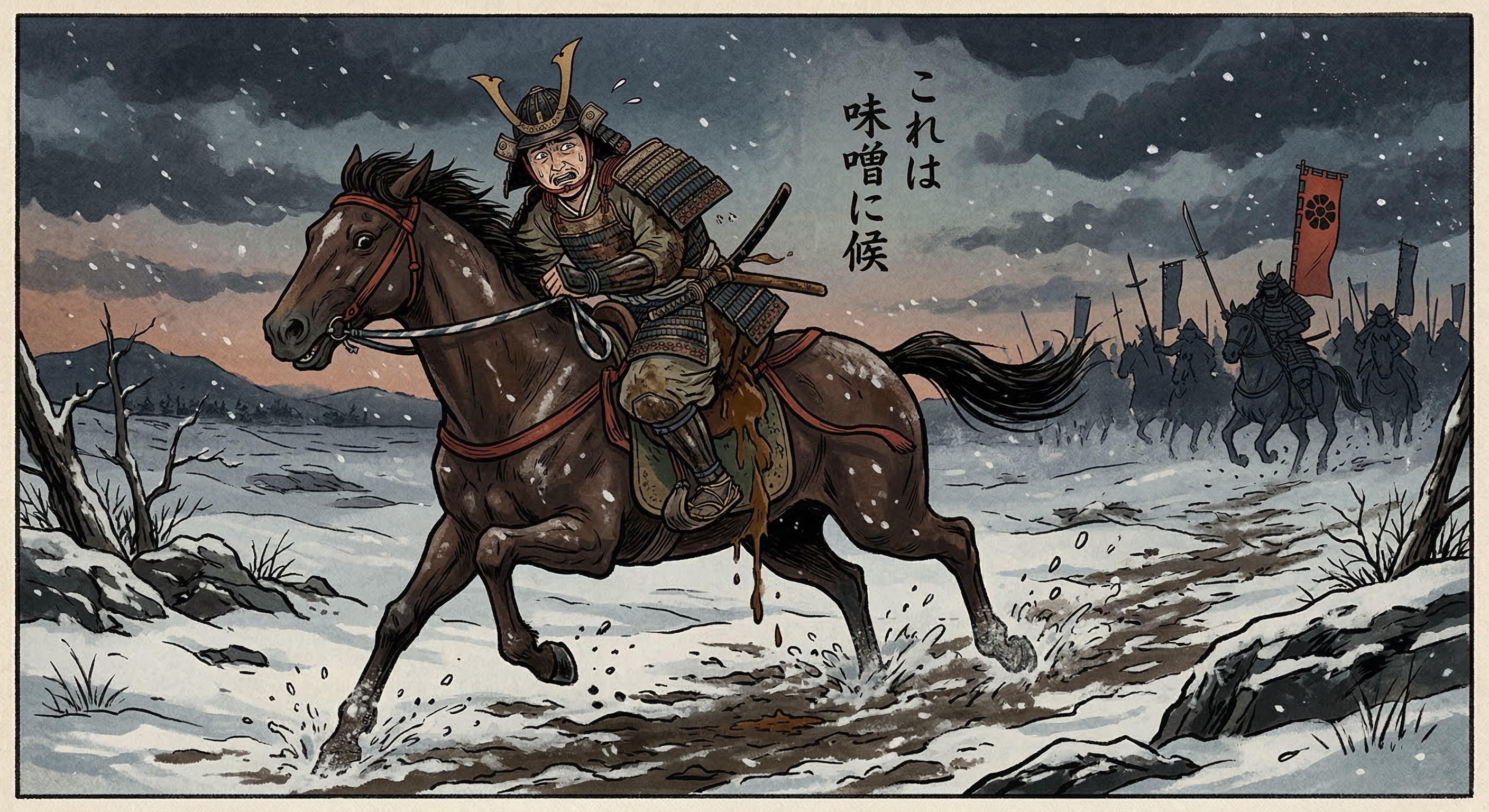 徳川家康、三方ヶ原敗走時の失禁逸話や「しかみ像」は史実ではないが、彼の人間的弱さと失敗からの学びを象徴。完璧でない家康の人間味を描き、教訓として語り継がれる。