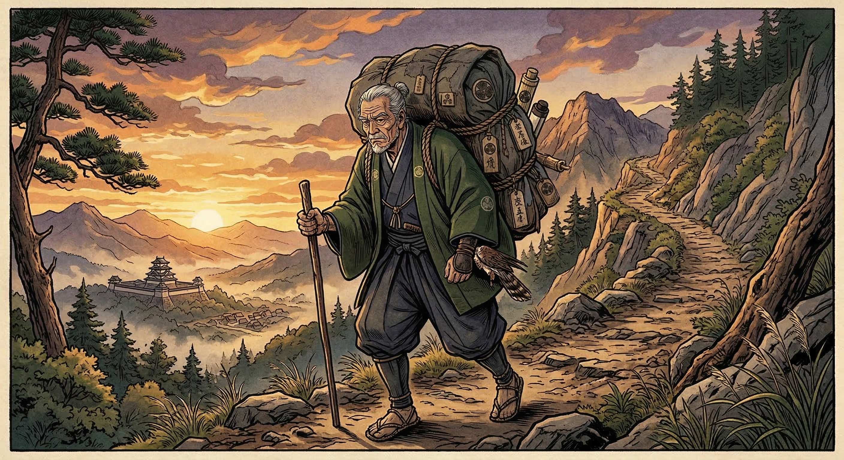 徳川家康～晩年、狩りの帰途に倒れ「重荷」～