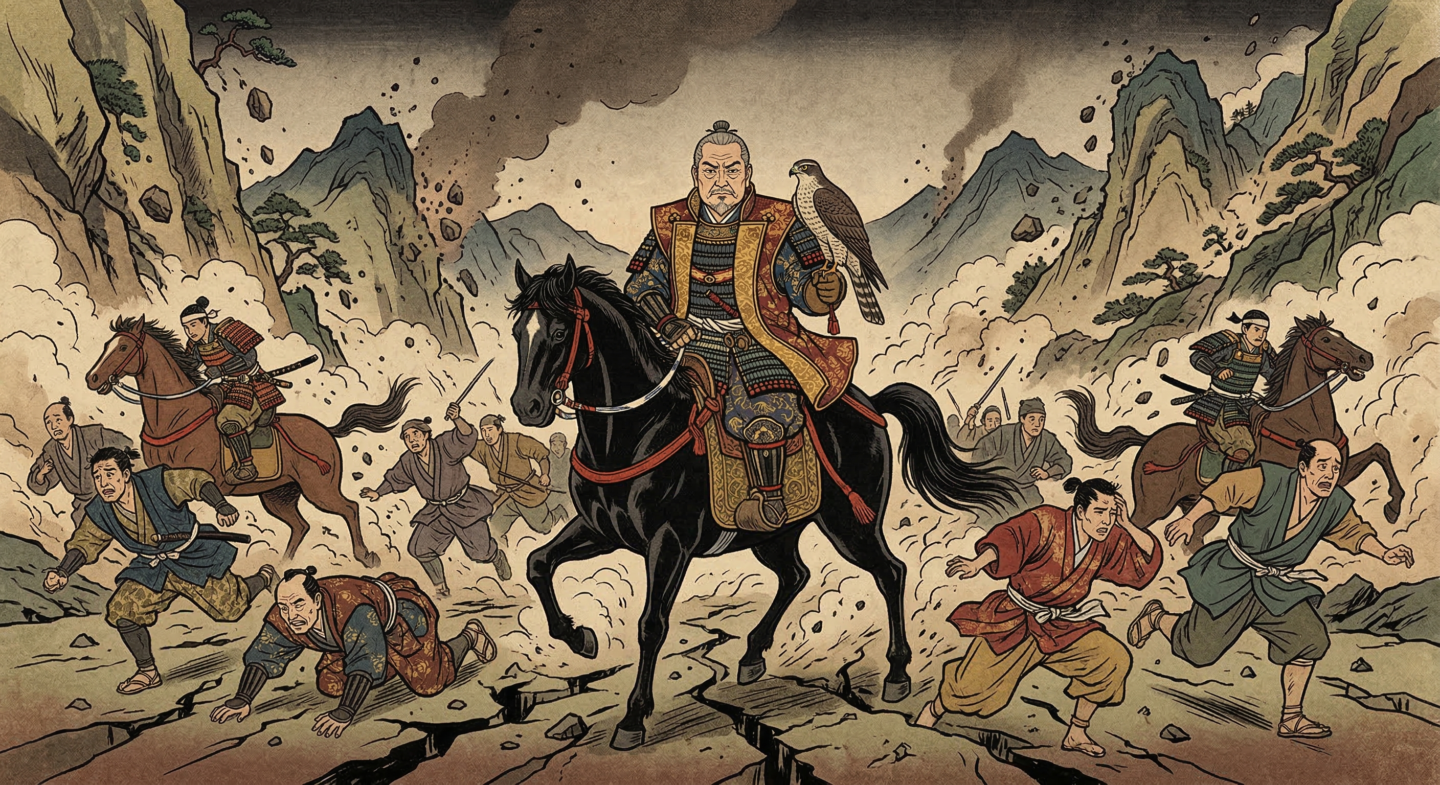 徳川家康～鷹狩中地震も動じず地も我に従う～