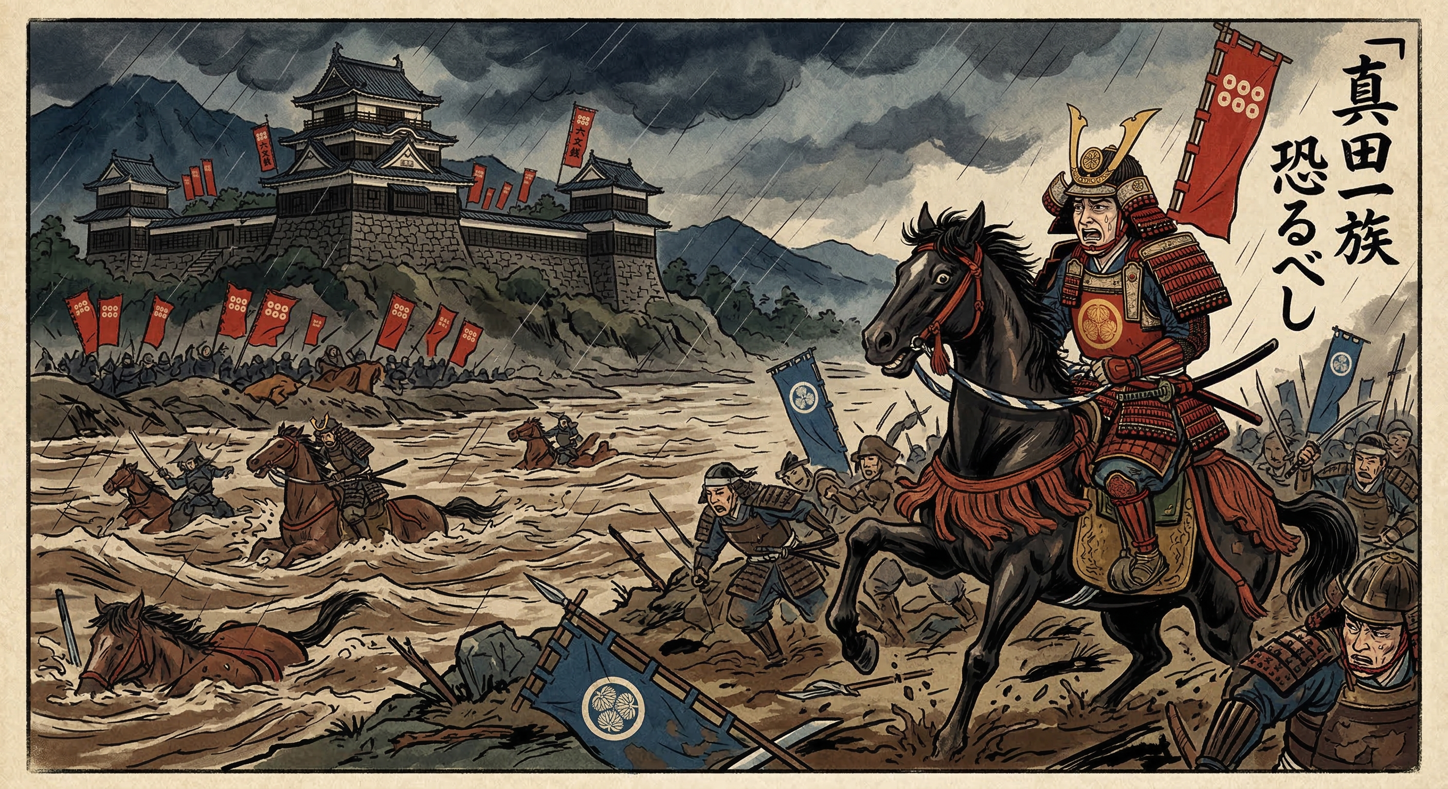 徳川秀忠が第二次上田合戦で真田昌幸・幸村に足止めされ、関ヶ原に遅参した屈辱的な敗北譚。この経験が彼の成長と後の堅実な幕府統治に与えた影響を探る。