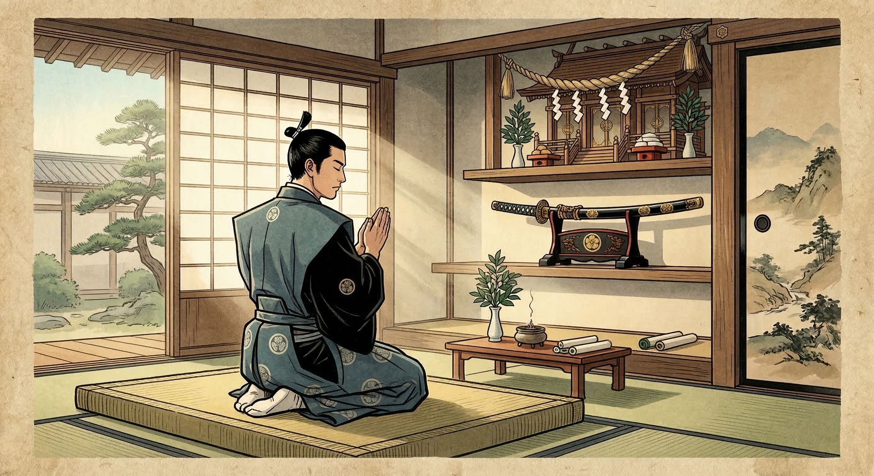 徳川秀忠～家康死後、父の刀を神棚に祀る～