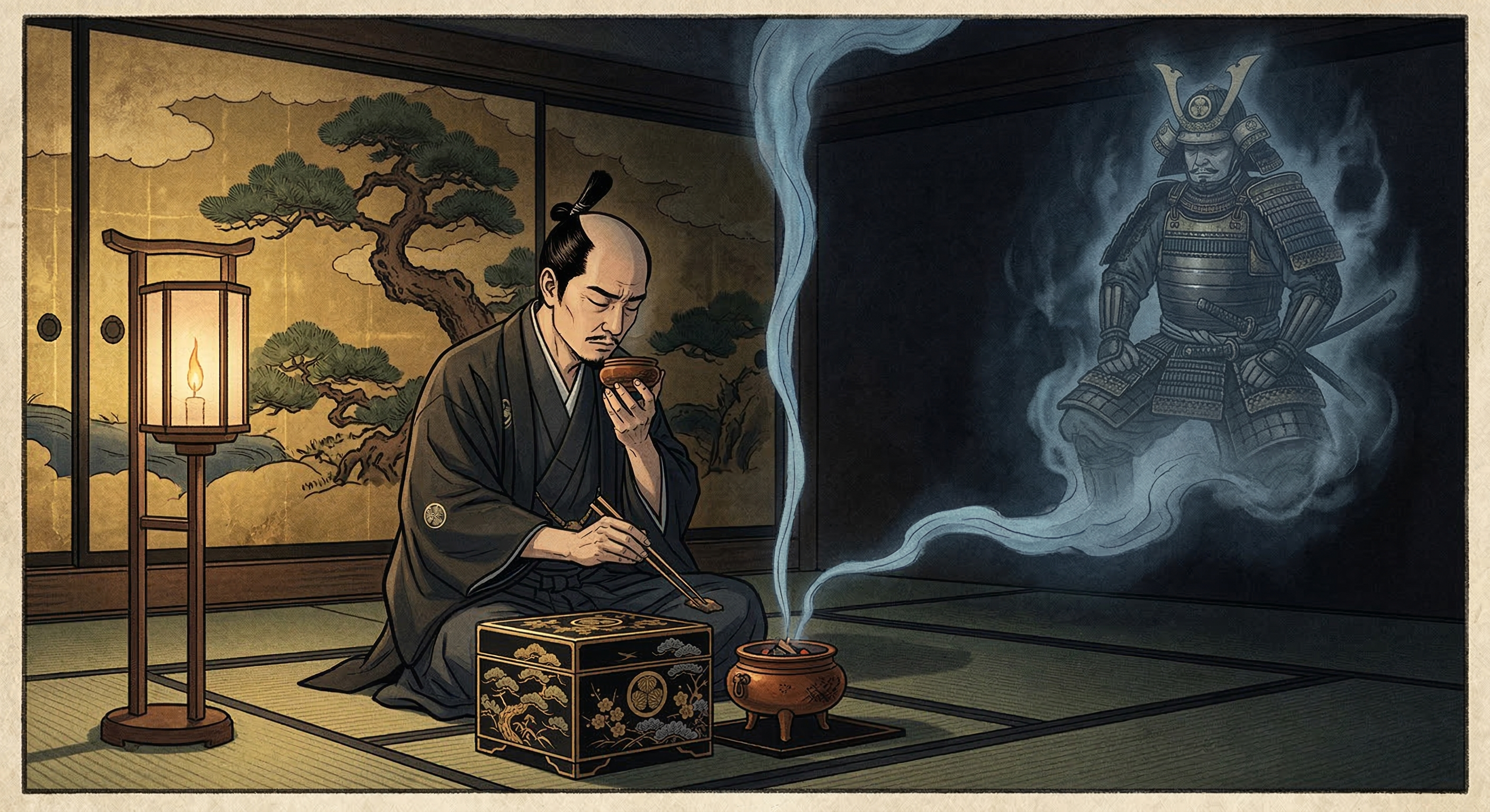 徳川秀忠が父家康の死後、「この香に父の影を見る」と語った孝譚を検証。史実から逸話の真偽、秀忠の人物像、そして徳川幕府の権力継承におけるその意味を探る。