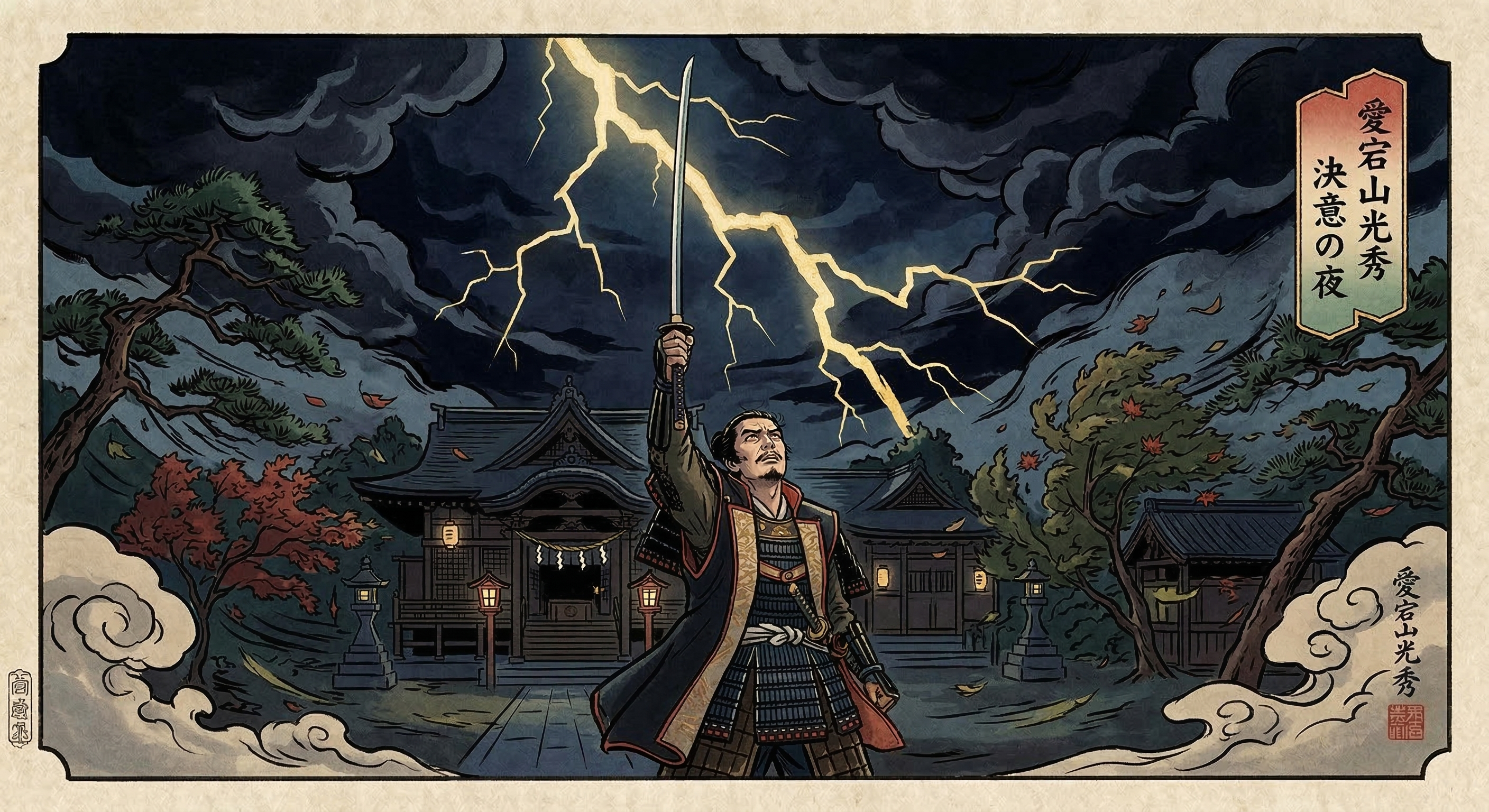 明智光秀～天に刀を掲げ雷鳴が返った不吉～