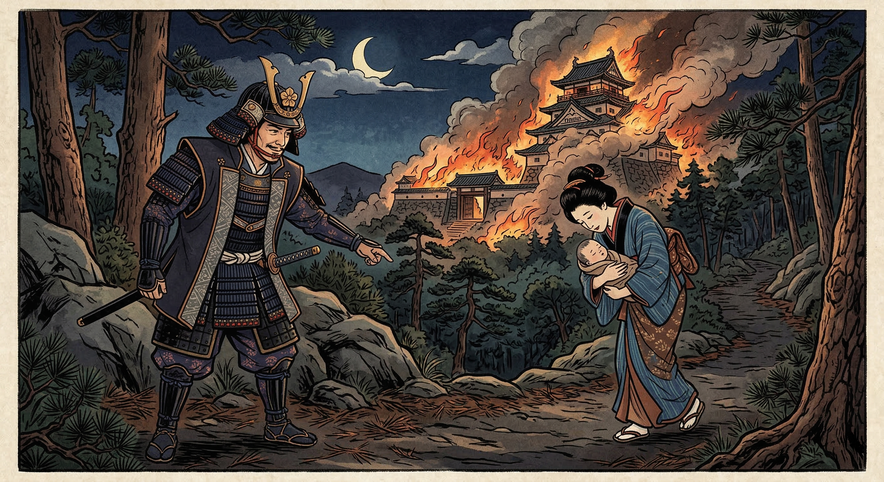 明智光秀～敵将の妻子を助けた慈悲の逸話～