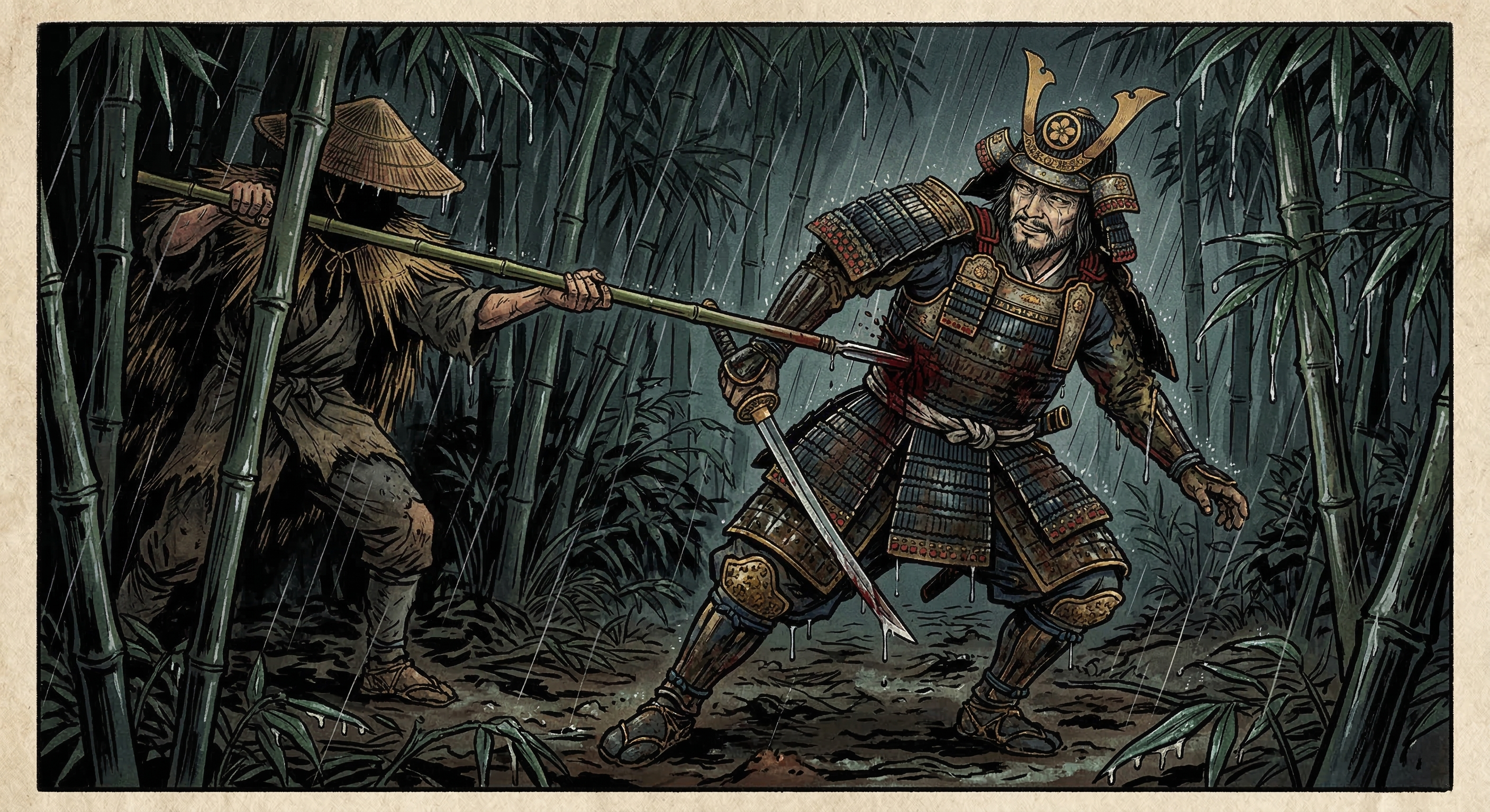 明智光秀～農民に討たれ是非に及ばずと笑む～