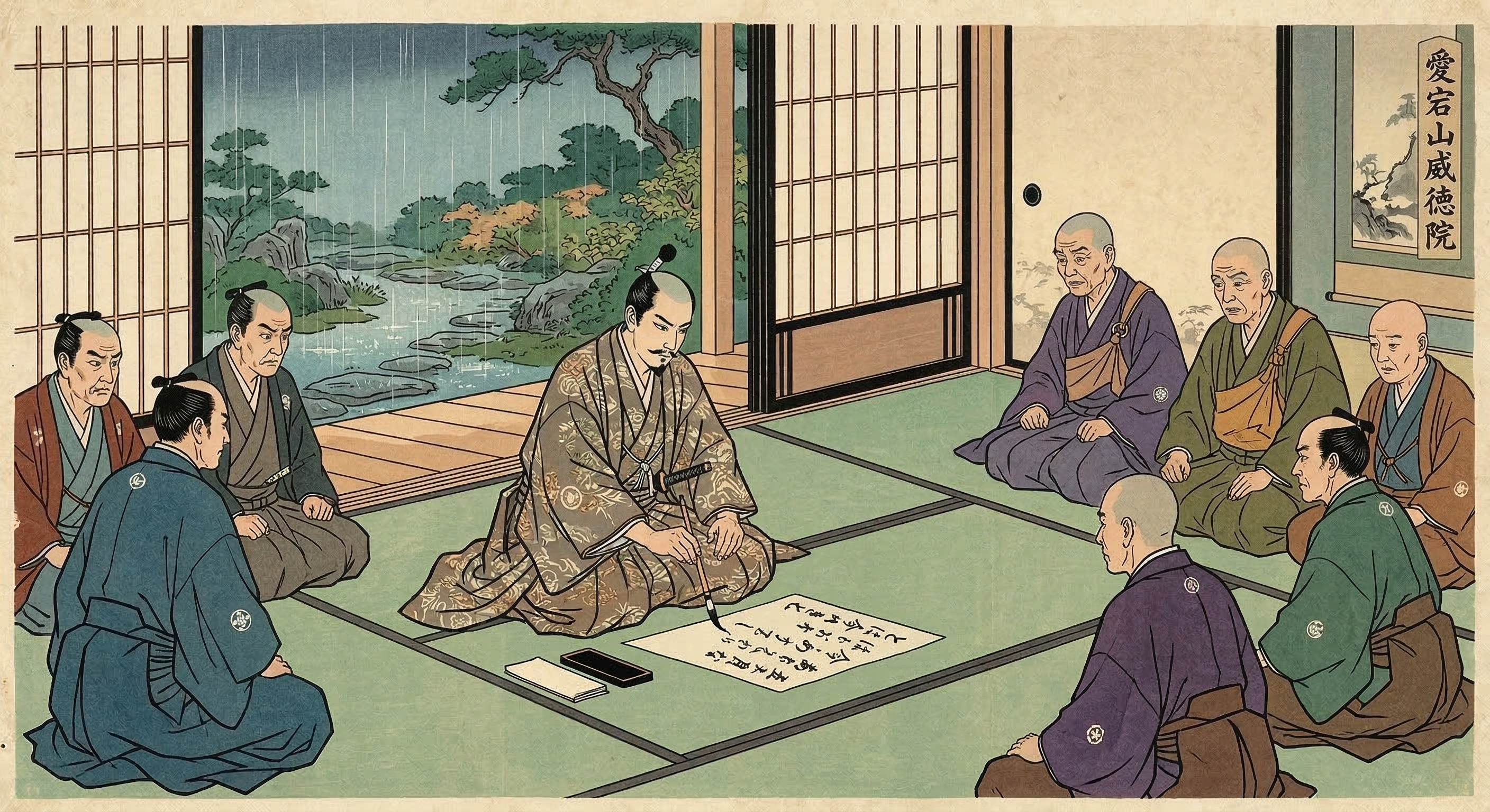 明智光秀～連歌会で「ときは今」と詠む～