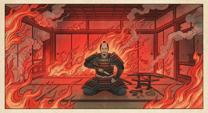 明智秀満　～城に火を放ち忠義を果たす自刃～