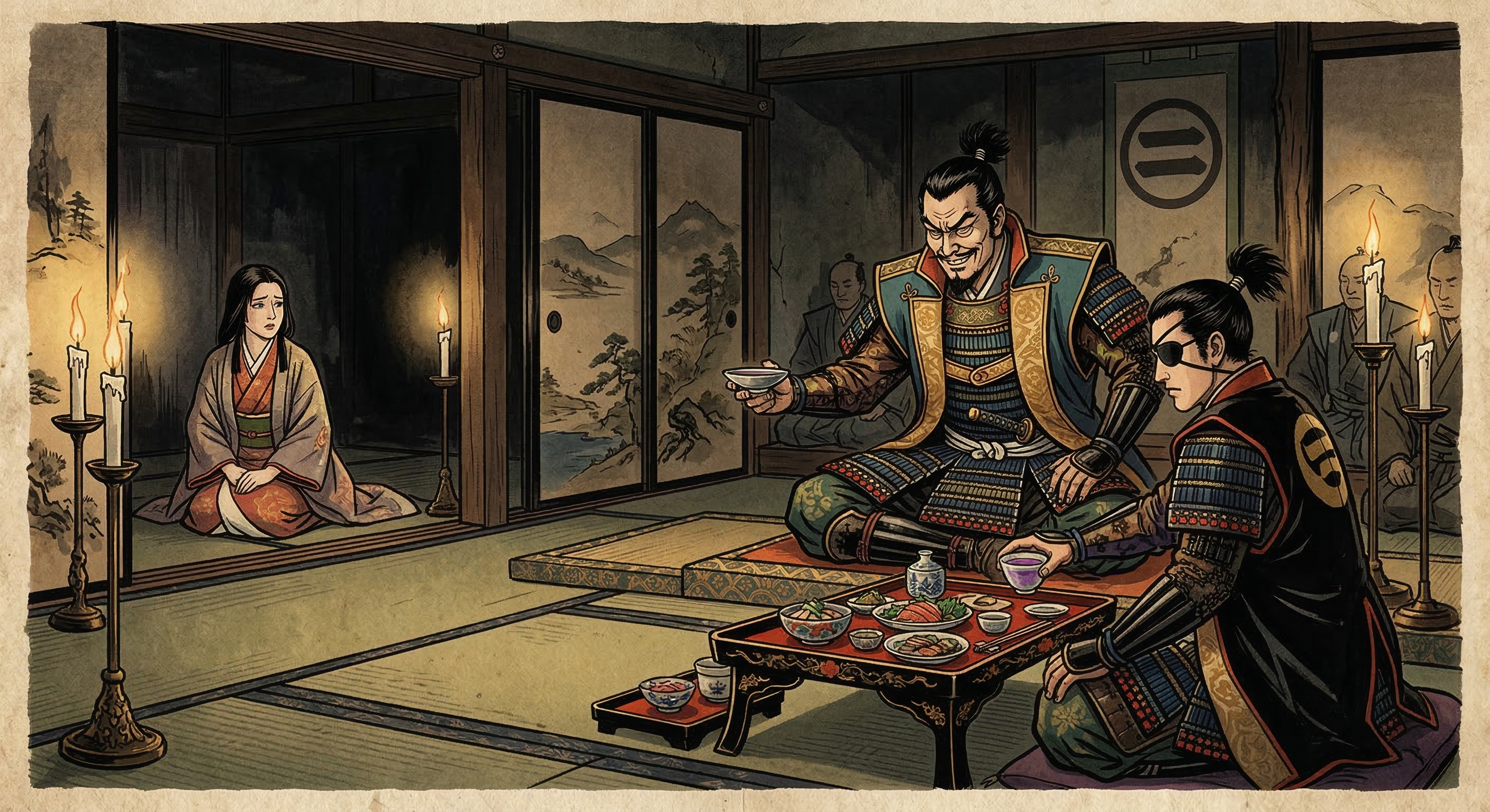 最上義光～妹人質に宴席油断機略談～