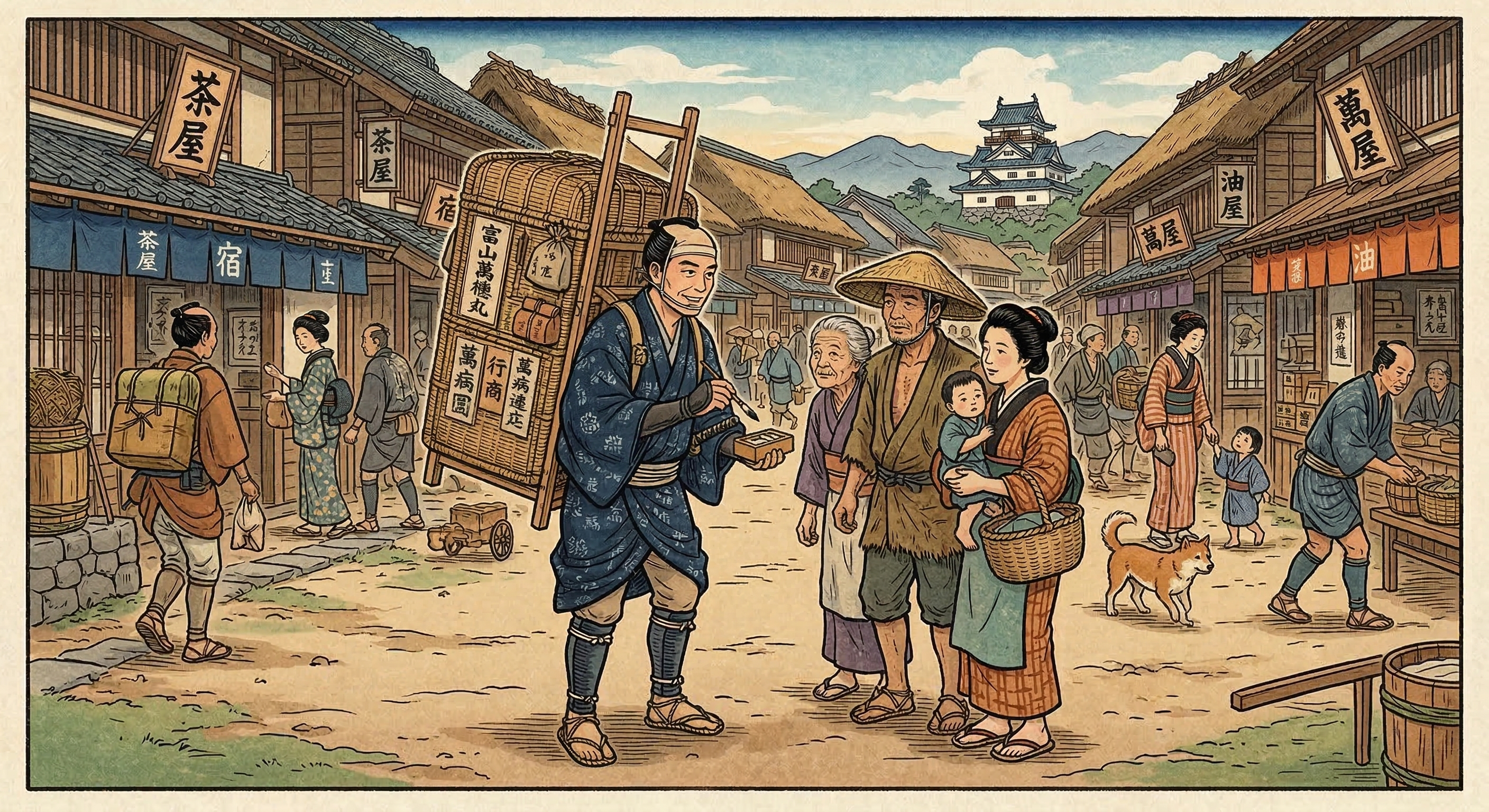 本多正信～落魄時に行商巡り情報網を築く～