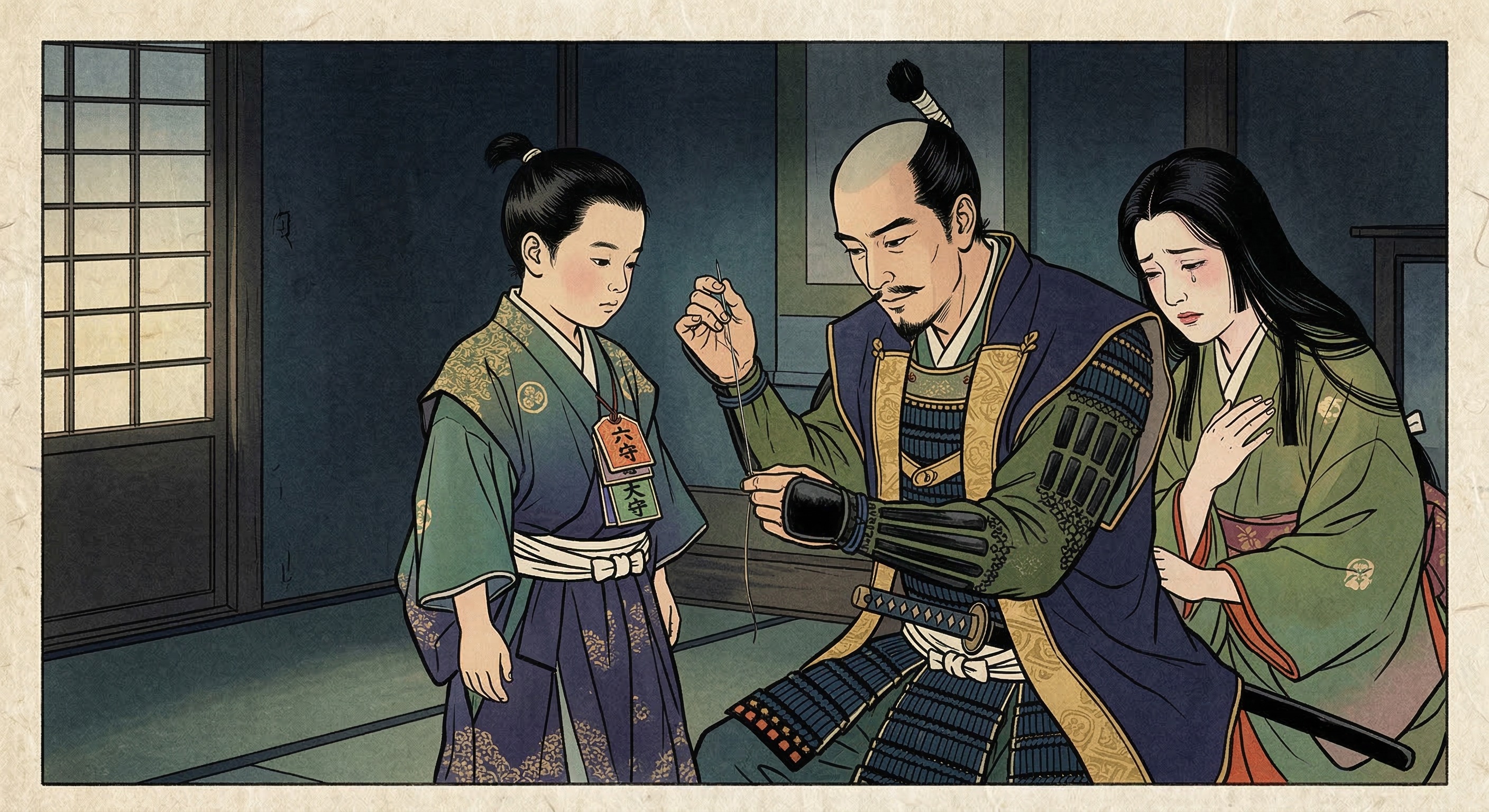 松平広忠～幼き家康を今川へ護符で無事祈願～