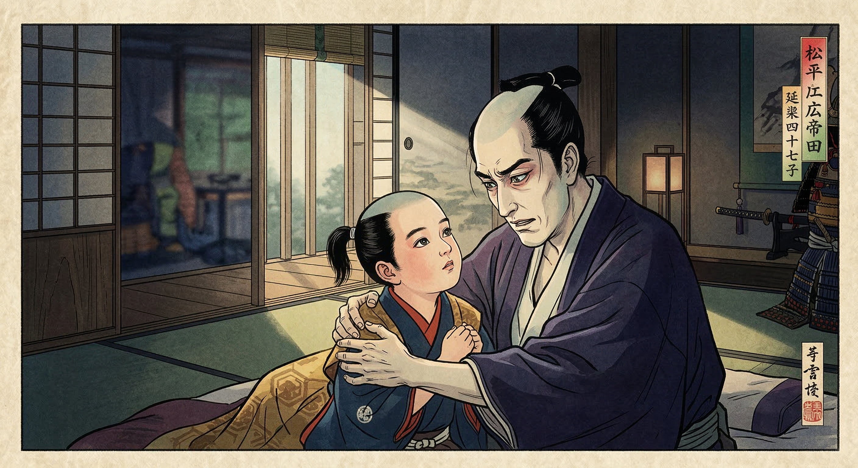 松平広忠が死の床で幼い竹千代（徳川家康）を抱き「天下を取る」と予言した逸話を検証。史実との乖離や、家康の神格化という政治的意図から物語が生まれた背景を解明。