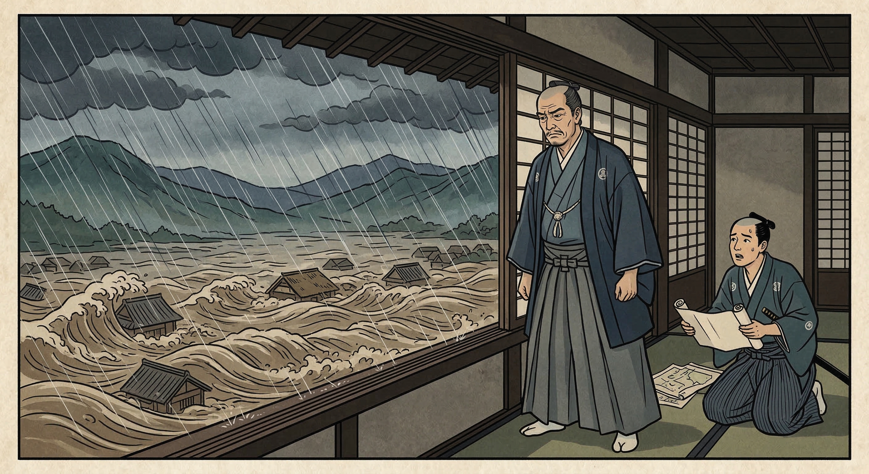 徳川家康の六男・松平忠輝が、幽閉中に諏訪の民を水害から救ったとされる逸話を検証。史実の空白と民衆の記憶が織りなす伝説の背景と、その真意を探る。