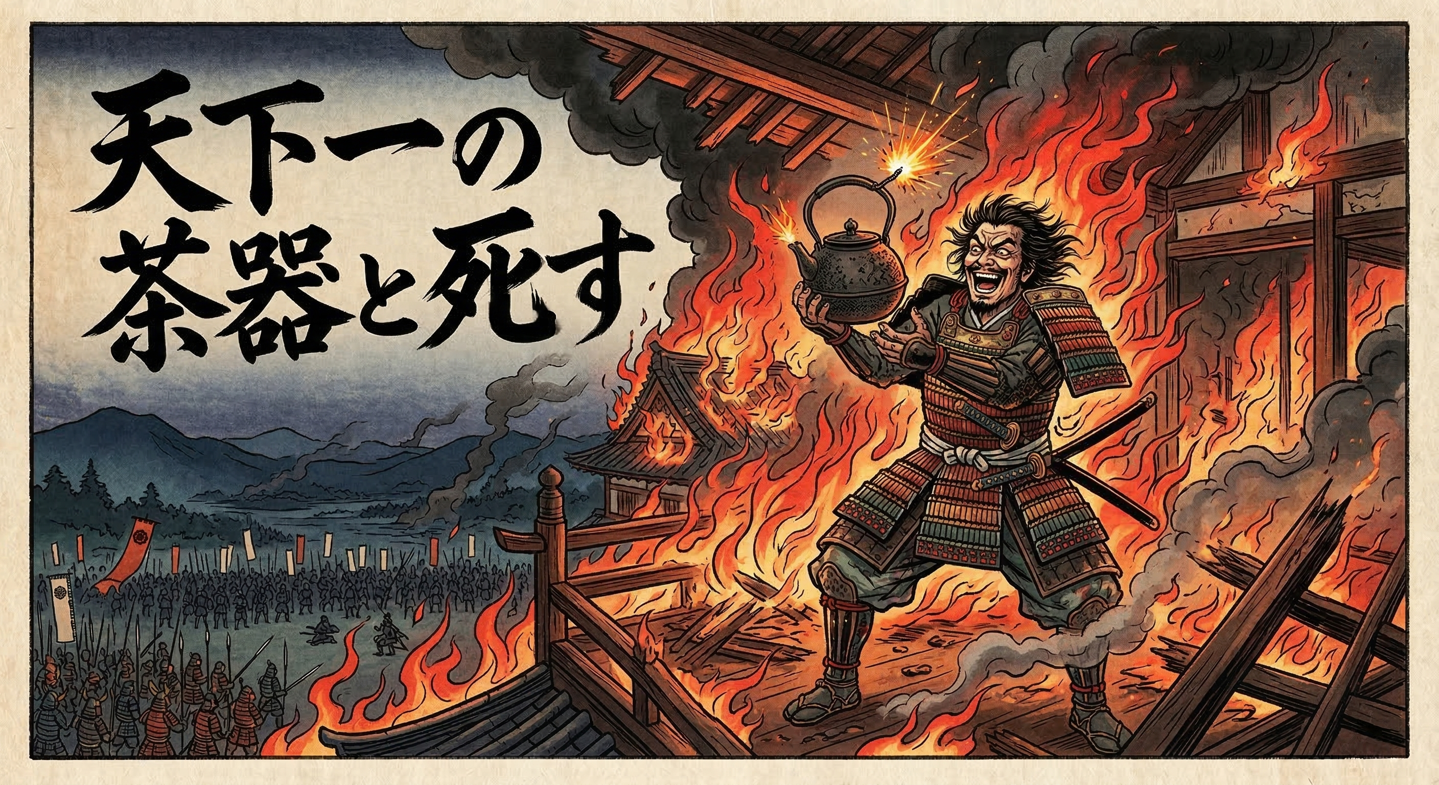 松永久秀～爆死前「天下一の茶器と死す」と笑う～