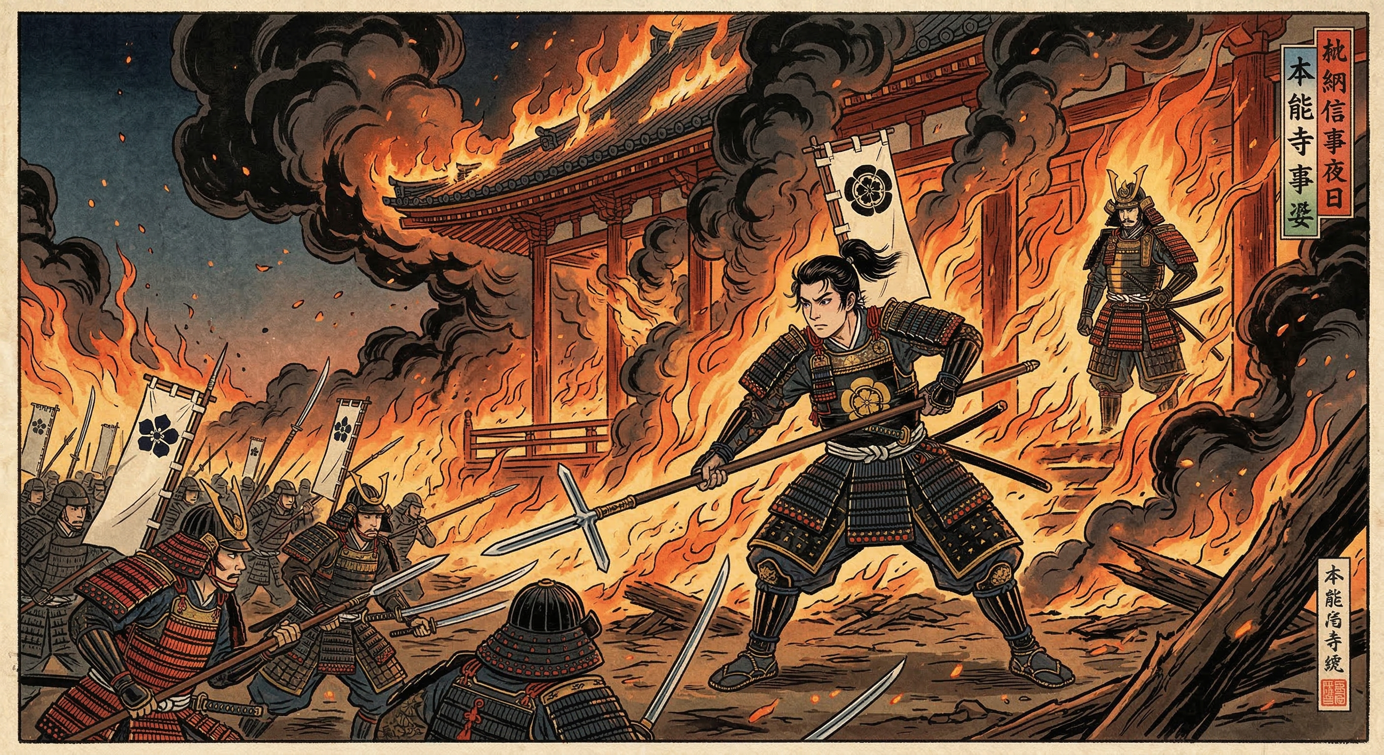 本能寺の変で信長に殉じた森蘭丸。彼の忠誠は、主君の権威を守る一貫した行動原理の極限の発露であり、史実と伝説が織りなす忠臣像の形成過程を考察する。