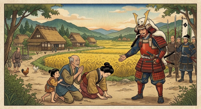 武田信玄　～村焼かず民奪わず地を得ず仁政譚～