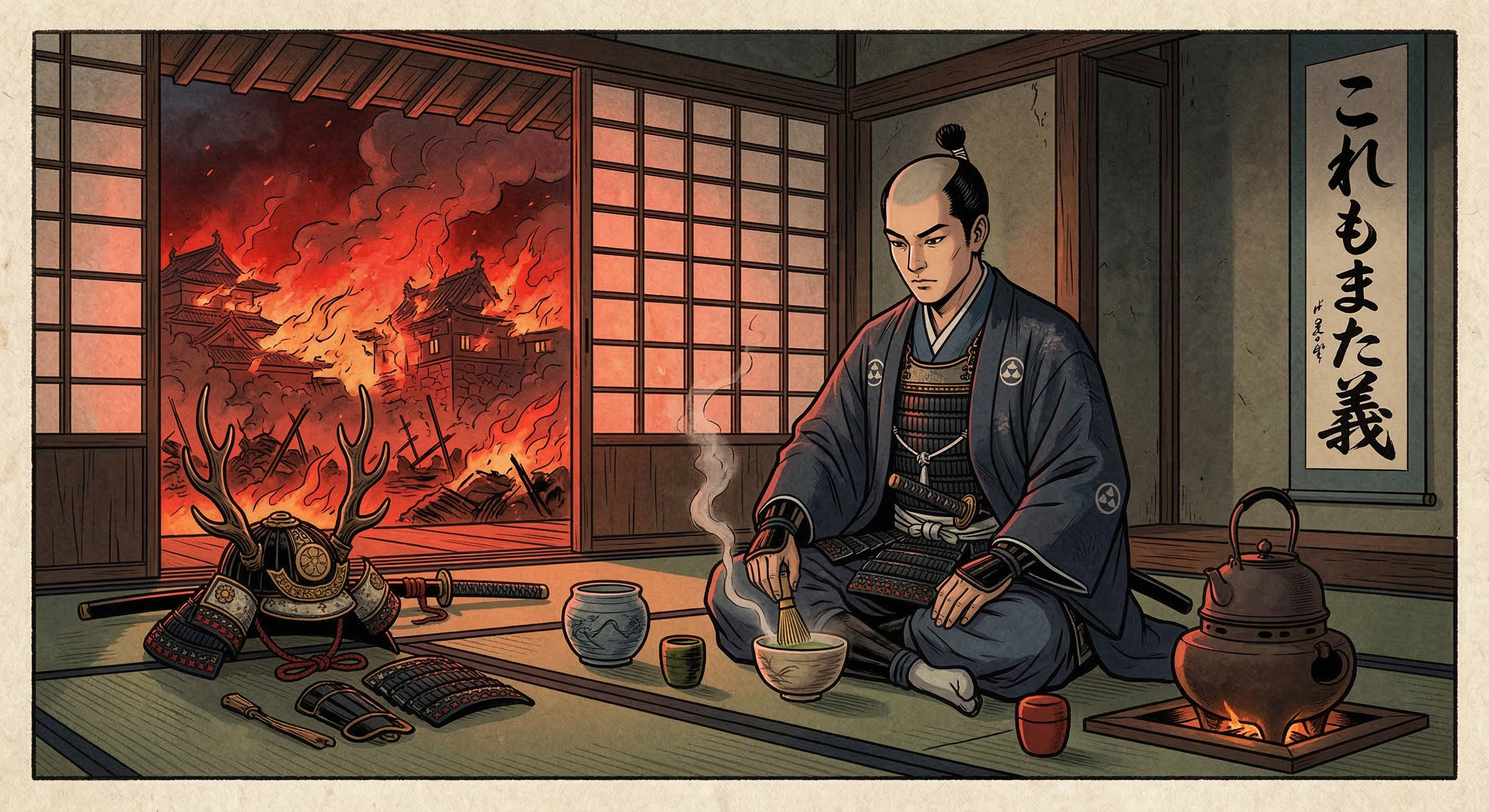 浅井長政～自刃前に茶を立てこれもまた義～