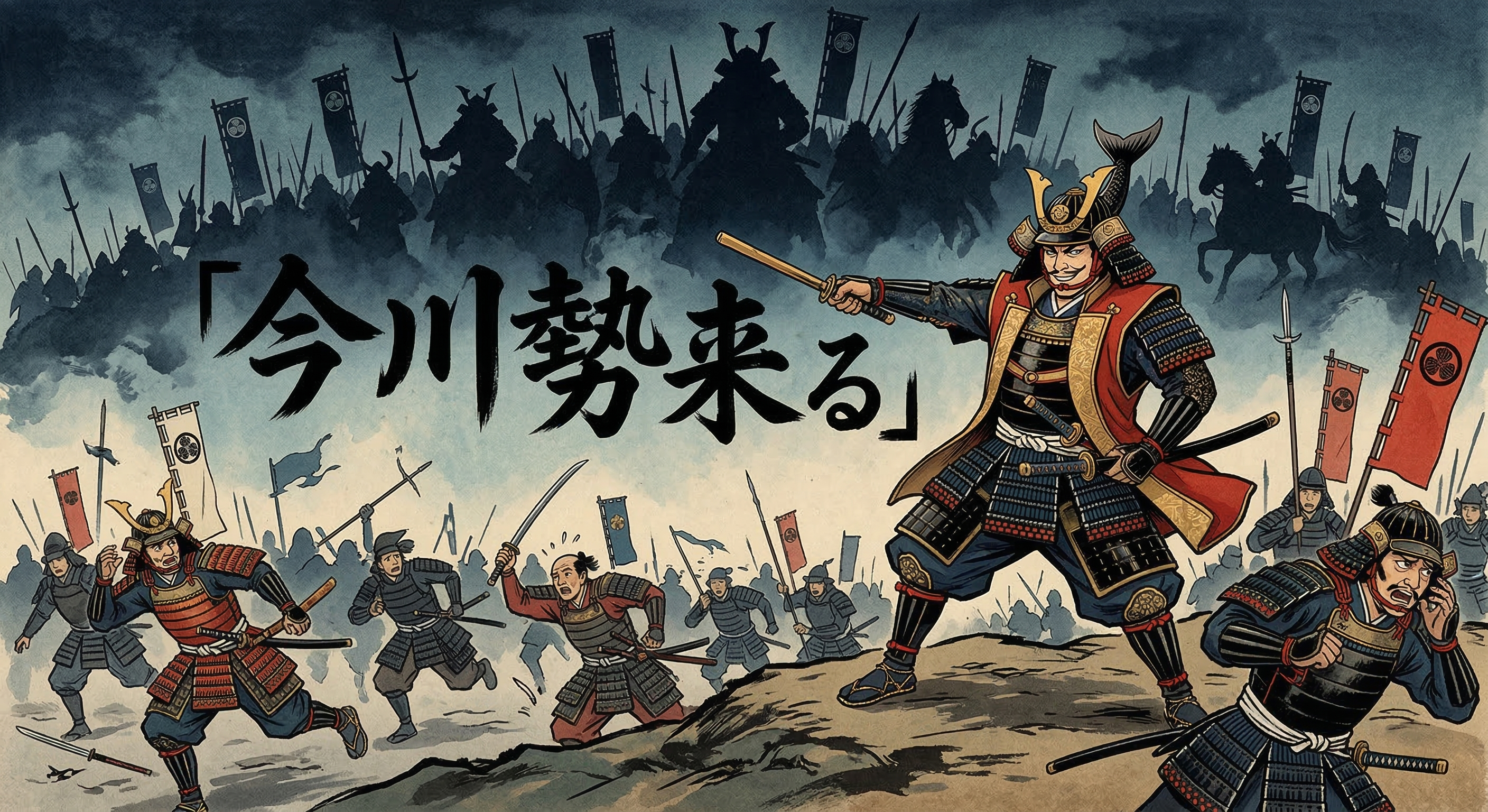 滝川一益の「今川勢来る」虚報逸話は史実ではない。本能寺の変後の関東撤退で彼が見せた、人質解放や能宴による真の智略と、その後の不遇な人生を考察する。