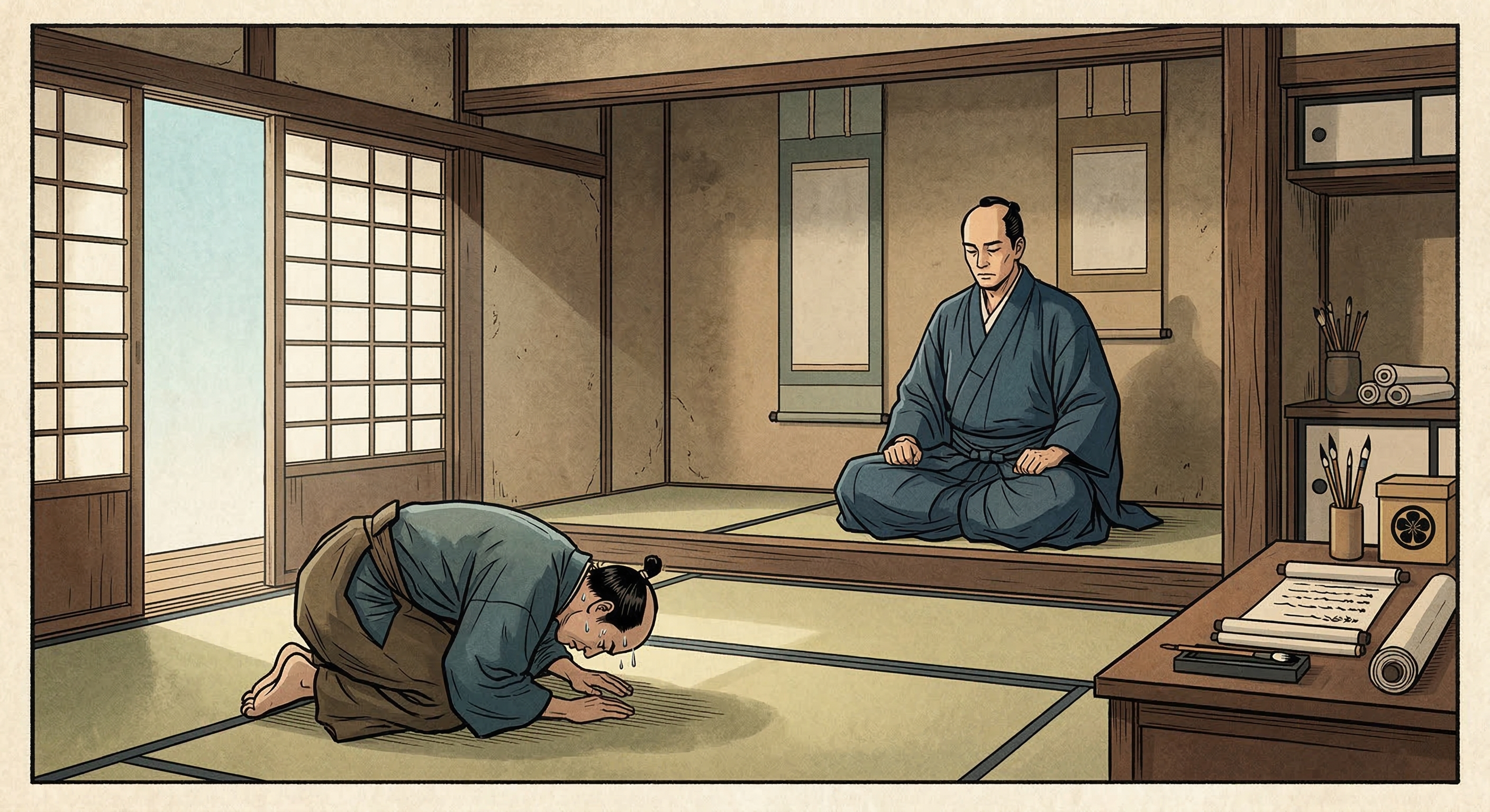 石田三成の「沈考譚」を徹底考察。家臣の訴えに三度黙した逸話の史実性、人物像の再構築、歴史的背景、そして彼の多面的な性格がこの沈黙にどう表れているかを分析する。