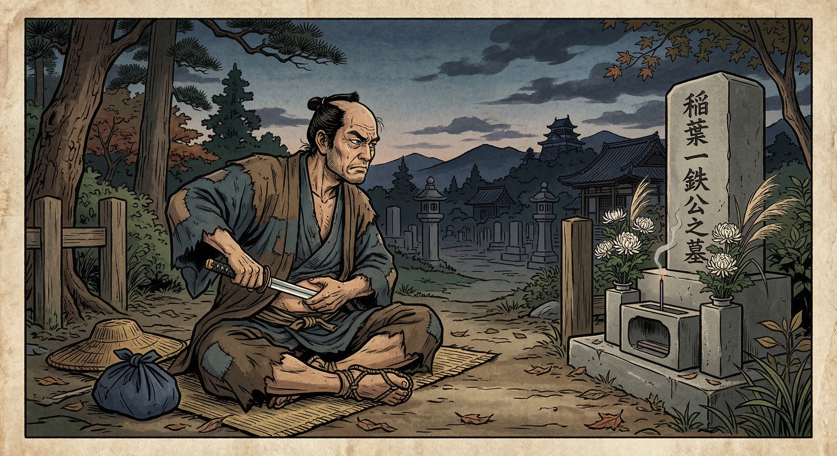 戦国武将・稲葉一鉄の「一言」の異名に隠された、約束を違えぬ硬骨な生き様。主君と下人の身分を超えた魂の交流と、死をも恐れぬ武士の覚悟を描く逸話。