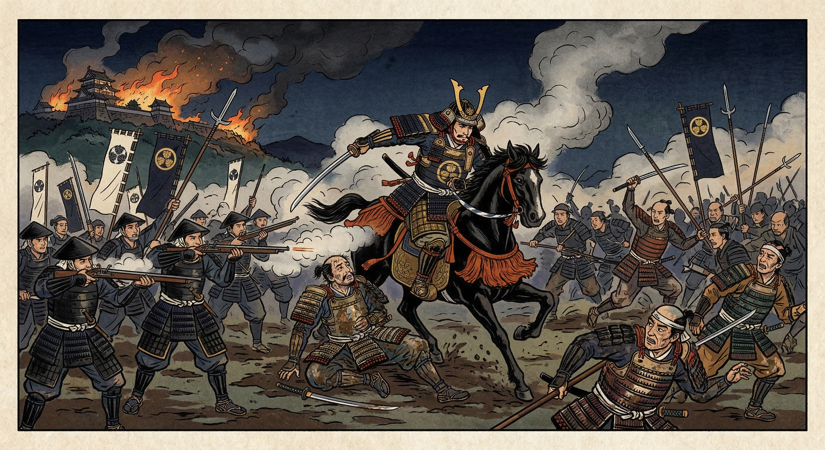 立花宗茂～敵陣抜ける際、味方庇い退く義侠～