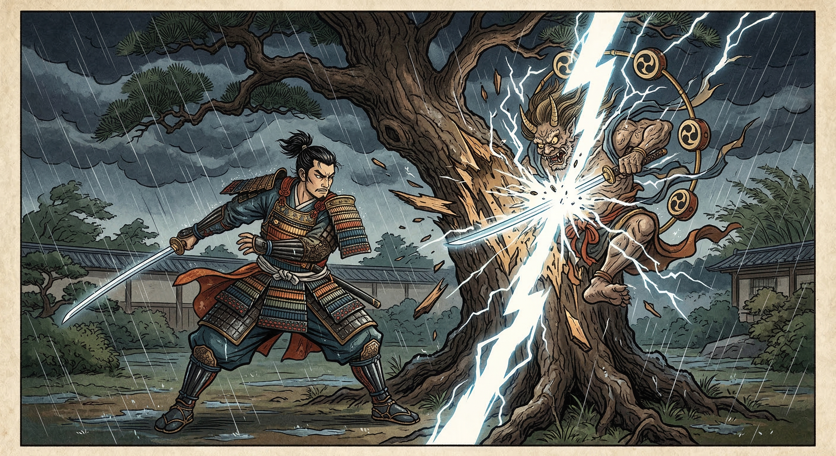 立花道雪～雷神を斬り片足不自由になる～