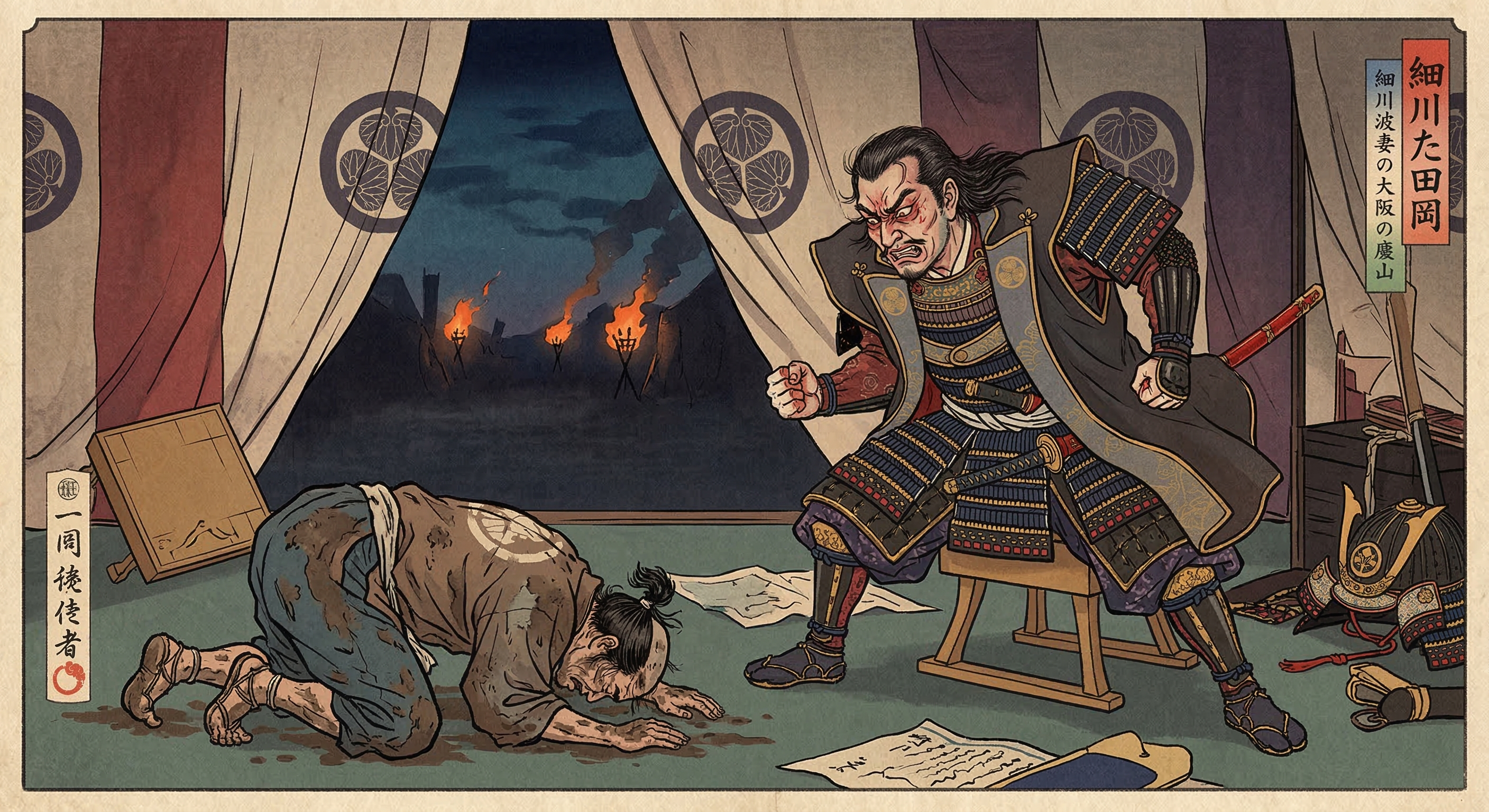 細川忠興～妻の死聞き「我が心も灰と化す」～